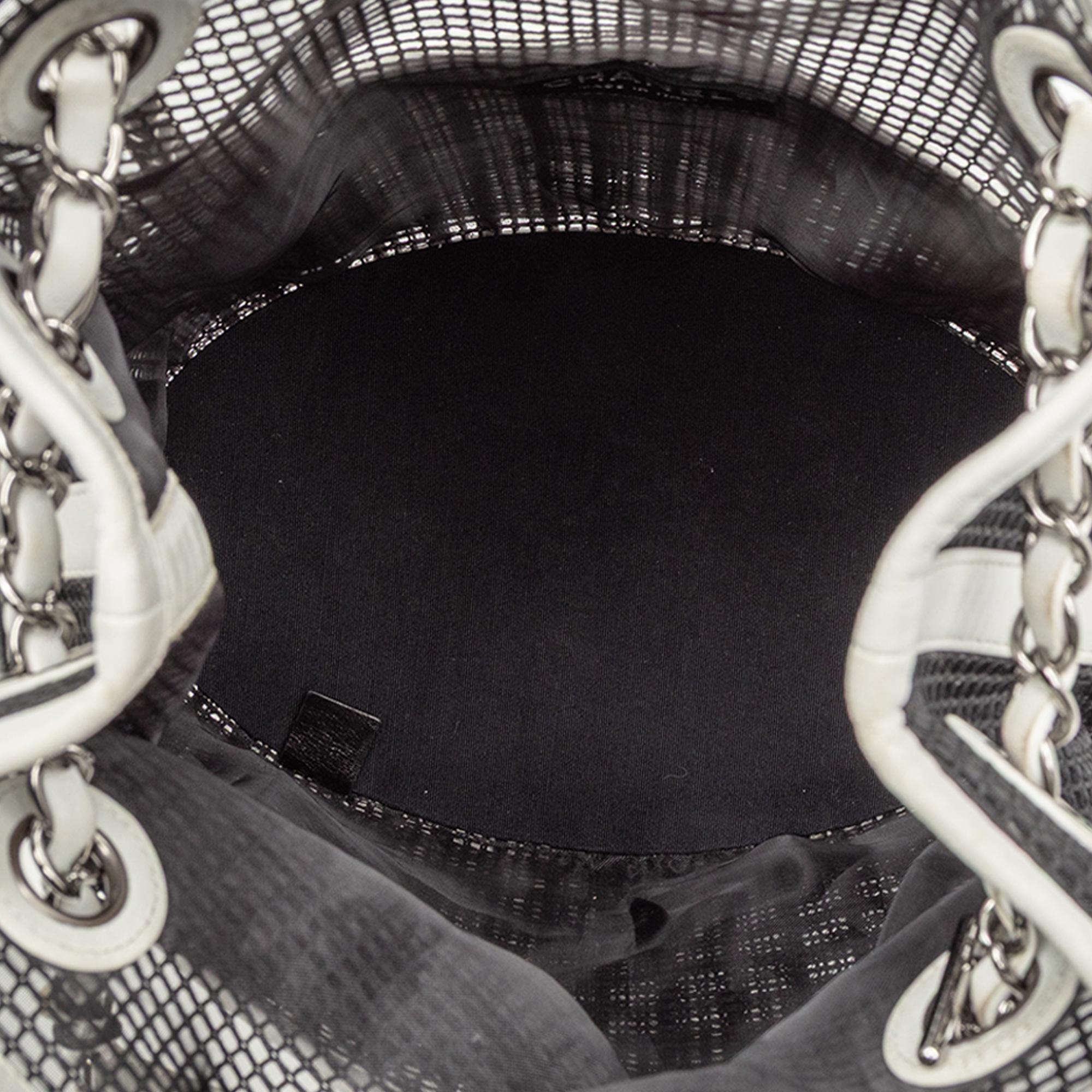 Chanel CC Mesh and Calfskin Bucket Bag
