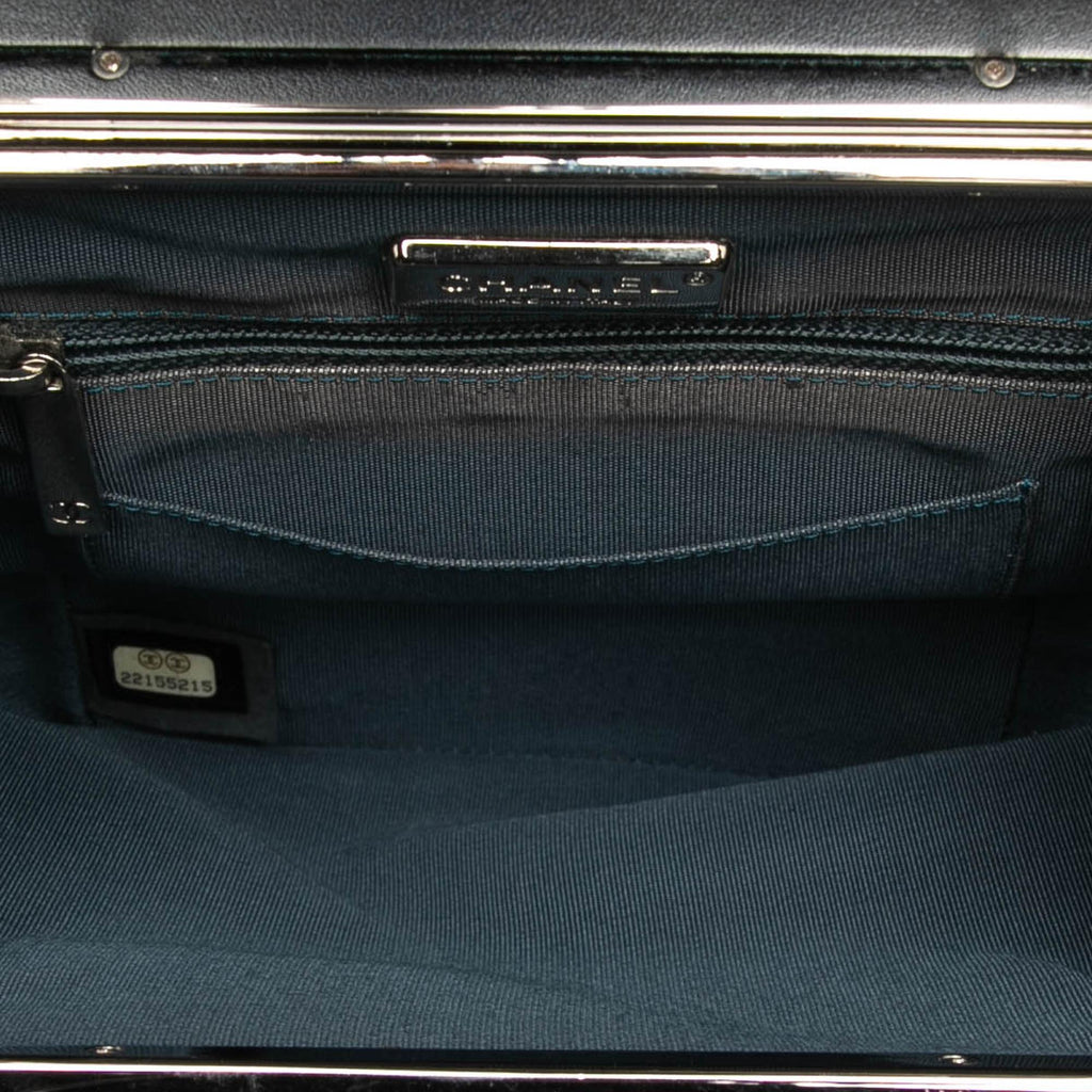 Chanel CC Metallic Calfskin Vanity Bag