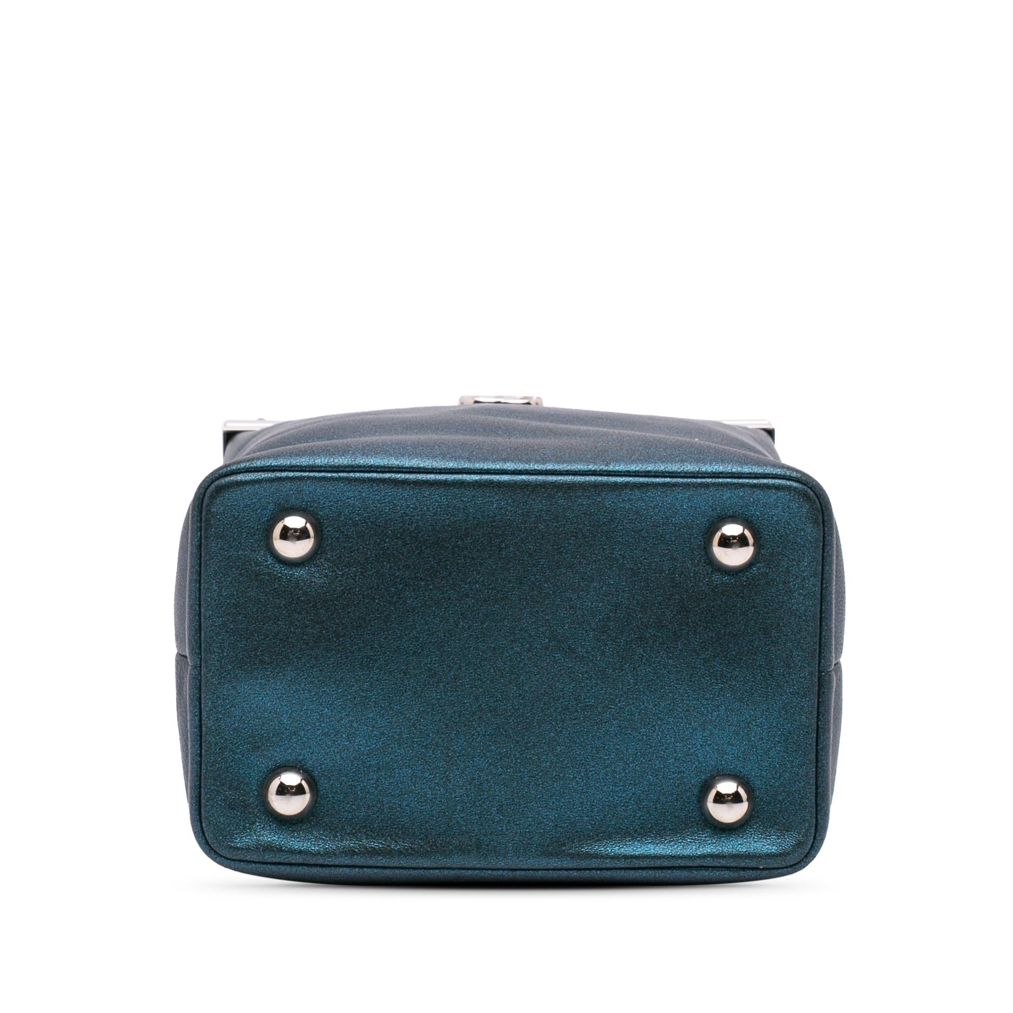 Chanel CC Metallic Calfskin Vanity Case