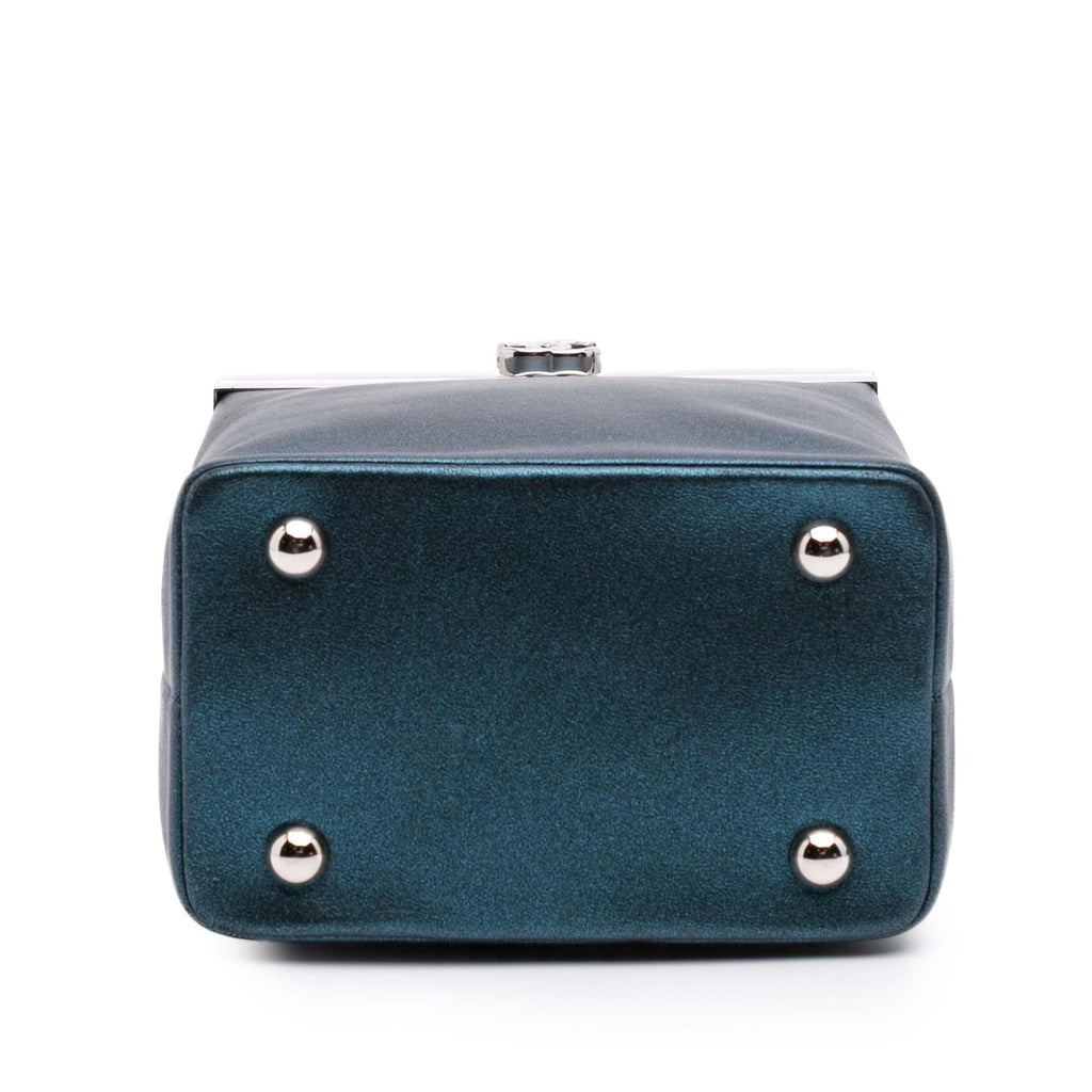 Chanel CC Metallic Calfskin Vanity Case