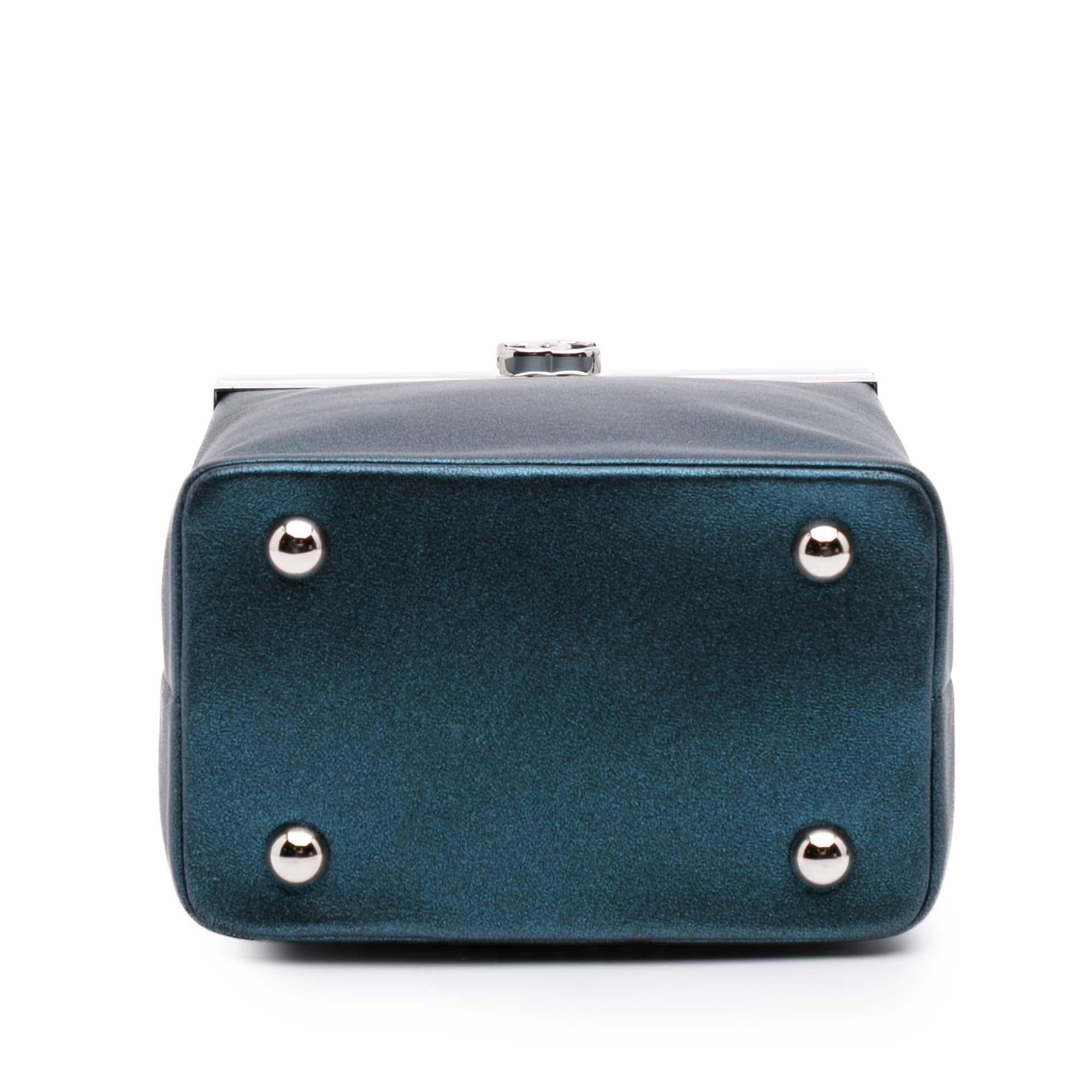 Chanel CC Metallic Calfskin Vanity Case