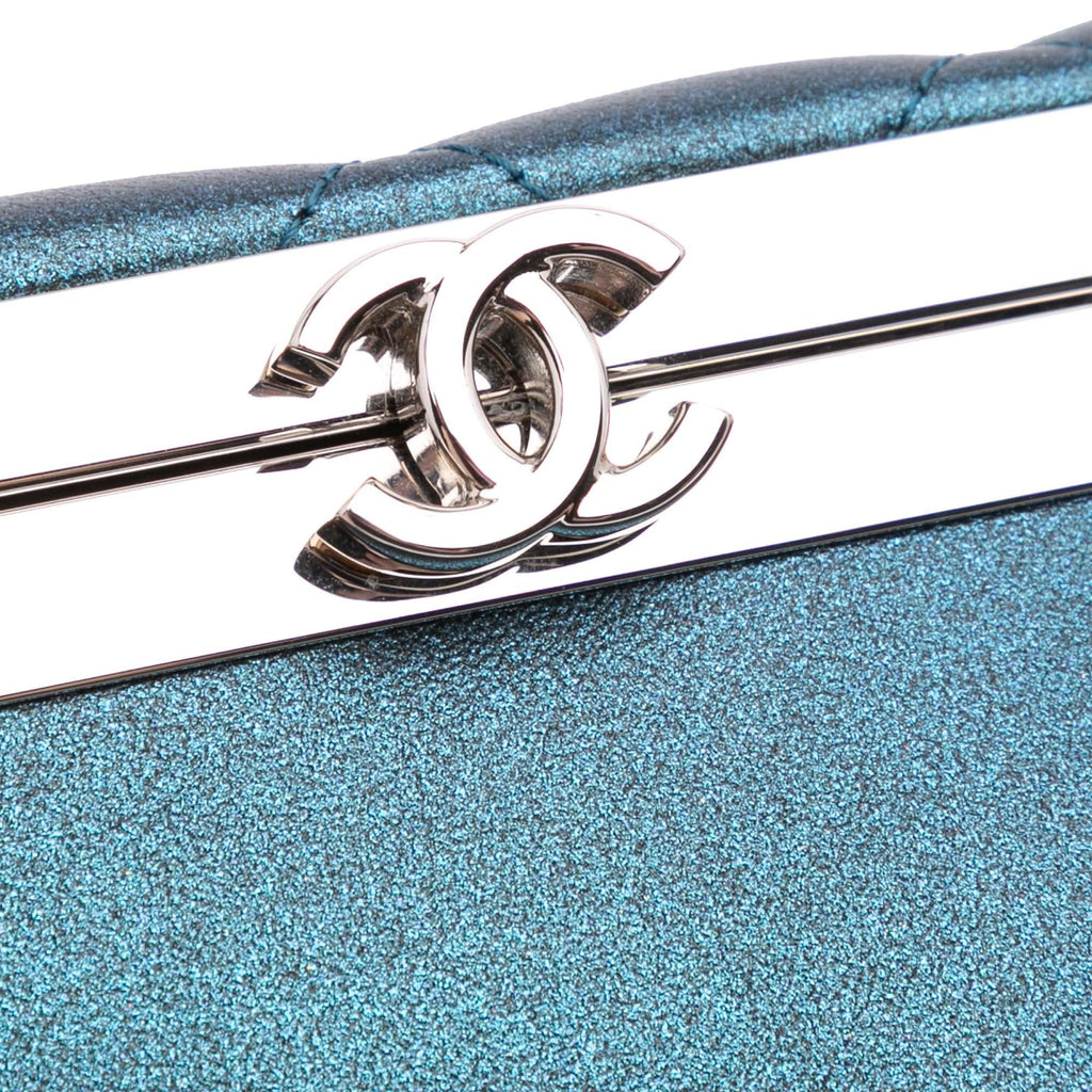Chanel CC Metallic Calfskin Vanity Case