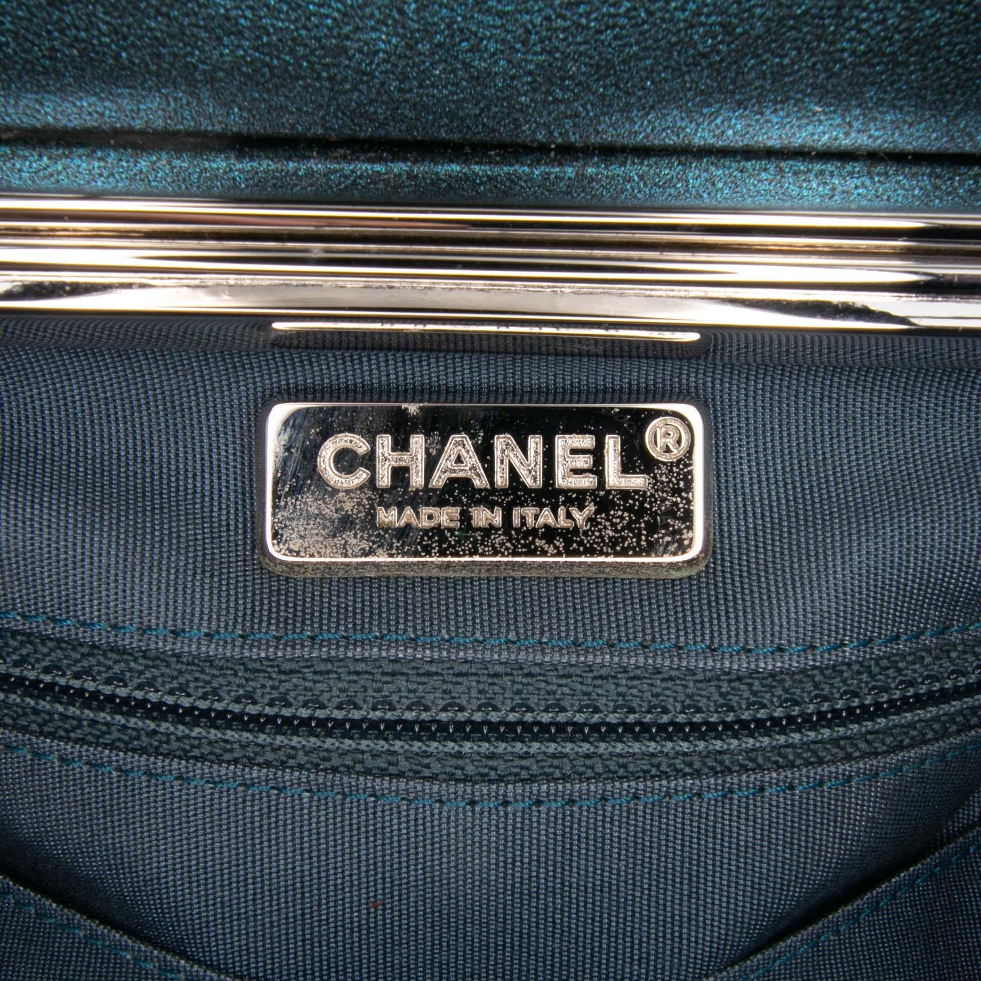 Chanel CC Metallic Calfskin Vanity Case