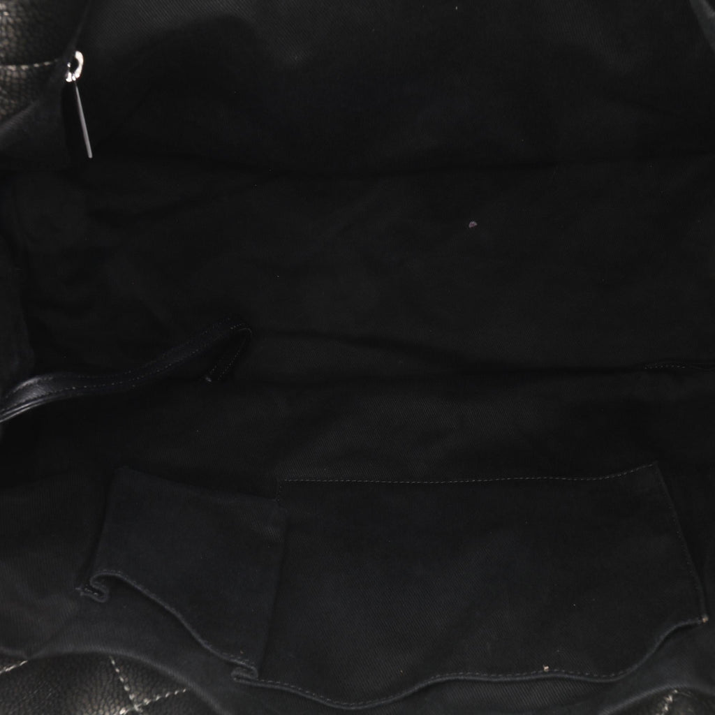 Chanel CC Metallic Caviar Soft Tote