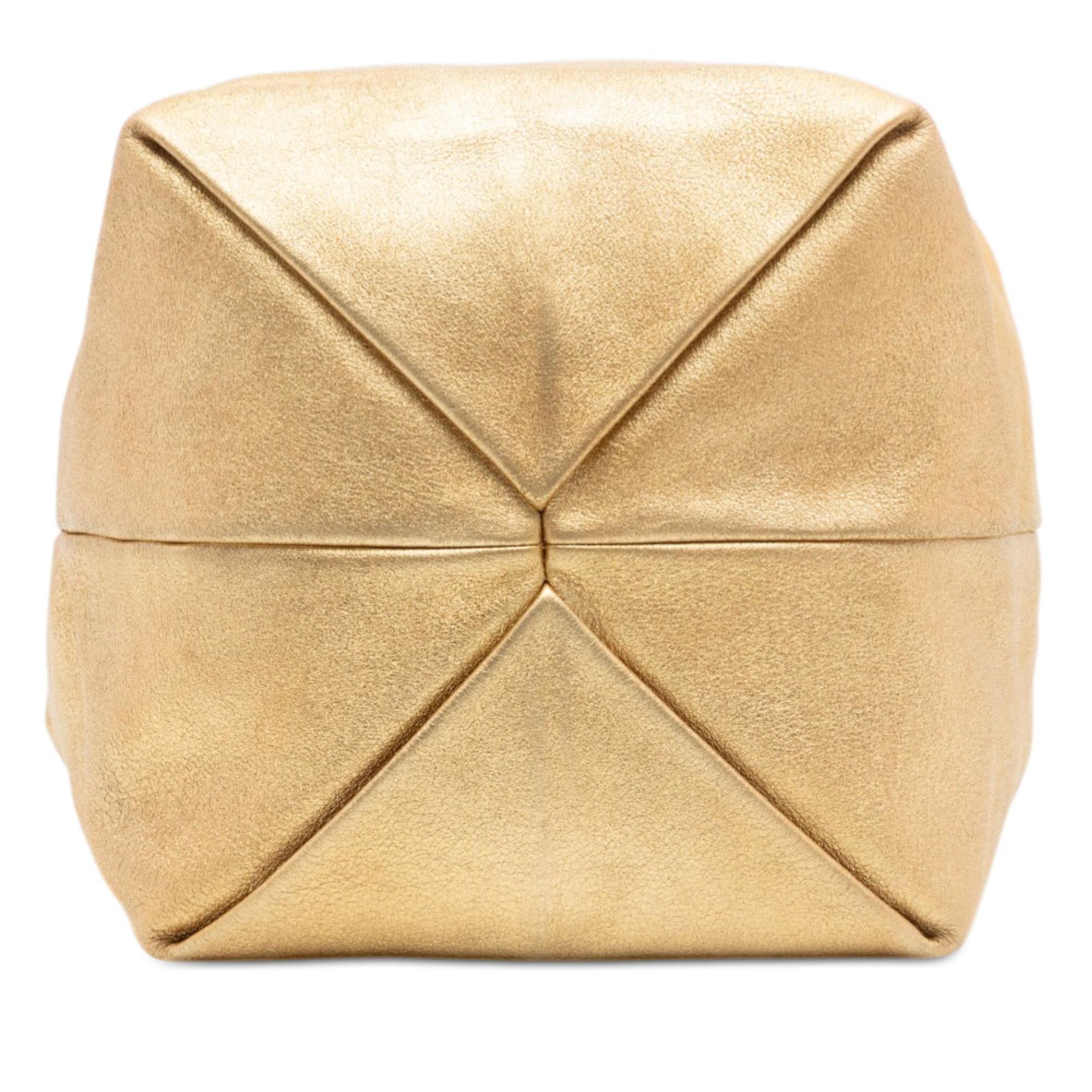 Chanel CC Metallic Lambskin Hobo