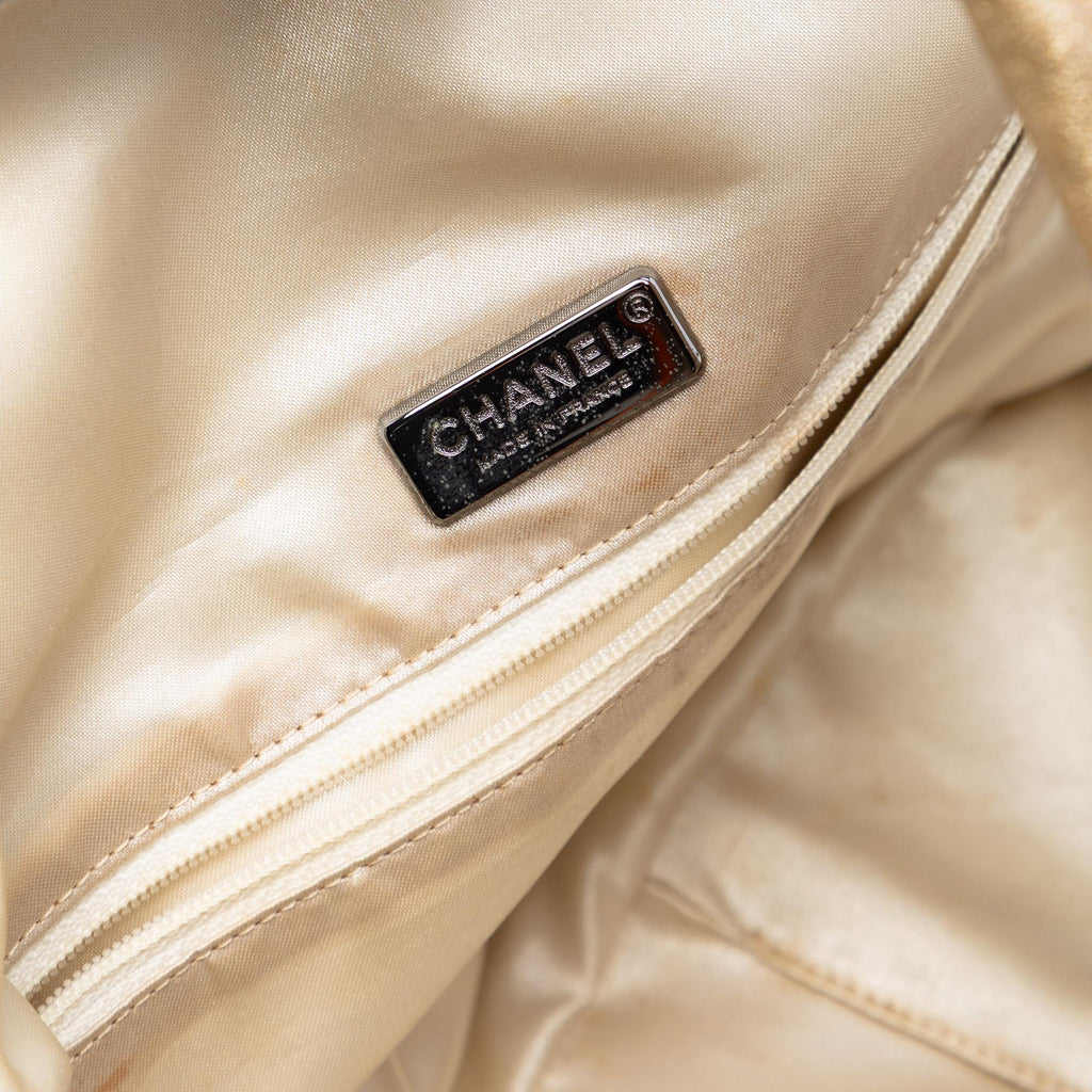 Chanel CC Metallic Lambskin Hobo