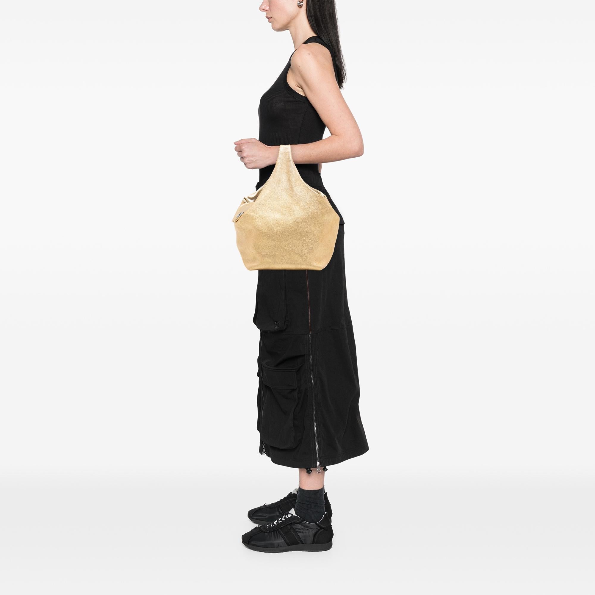 Chanel CC Metallic Lambskin Hobo