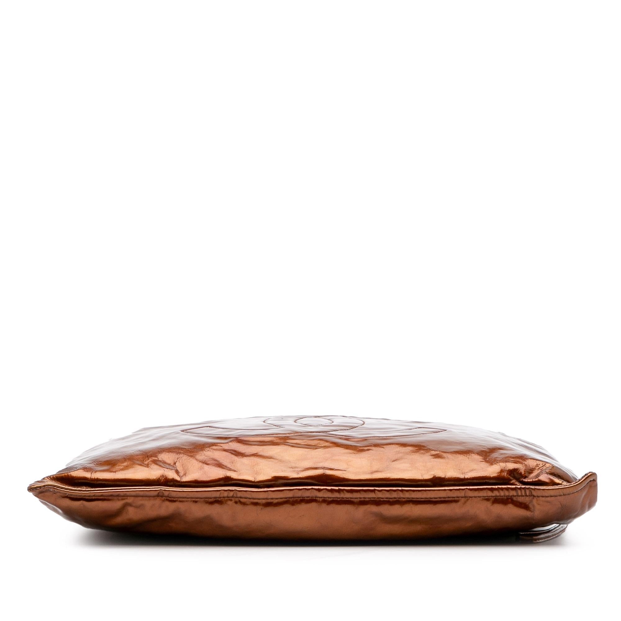 Chanel CC Metallic Patent Bonbons Tote