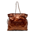 Chanel CC Metallic Patent Bonbons Tote
