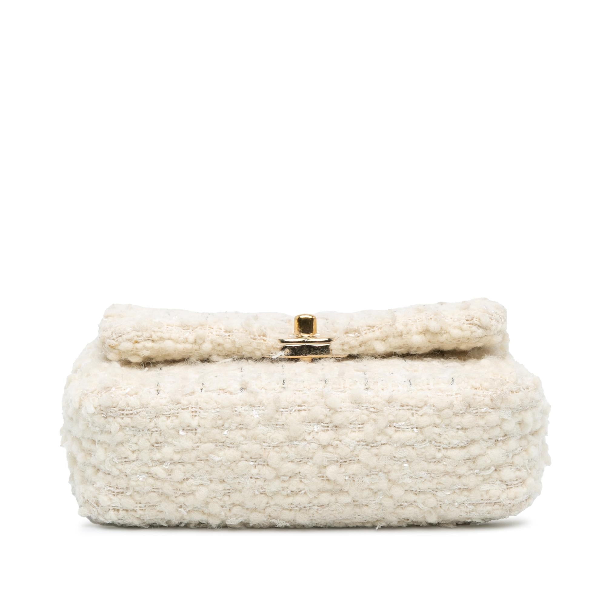 Chanel CC Mini Tweed Flap Crossbody (SHG-gTRs6R)