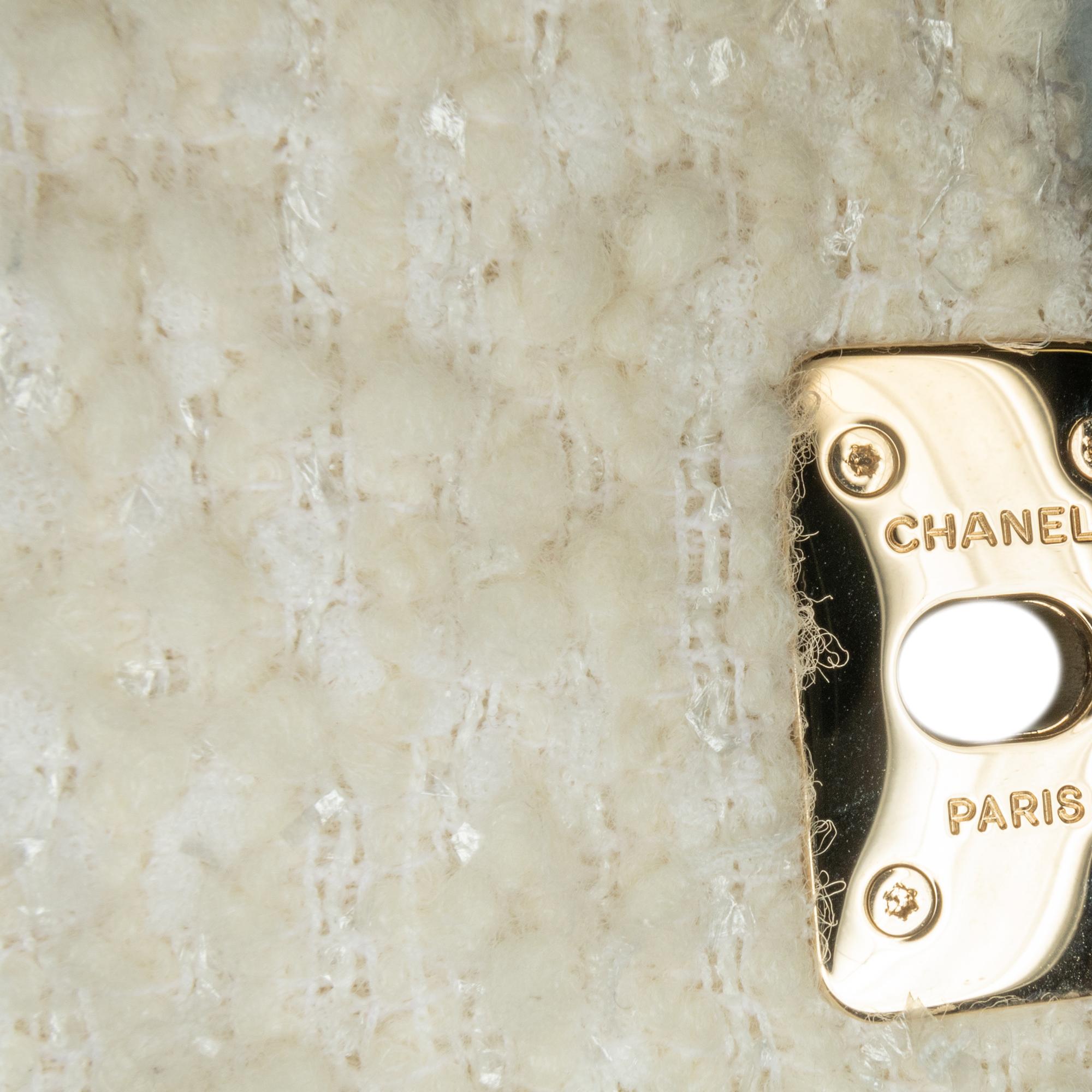 Chanel CC Mini Tweed Flap Crossbody (SHG-gTRs6R)