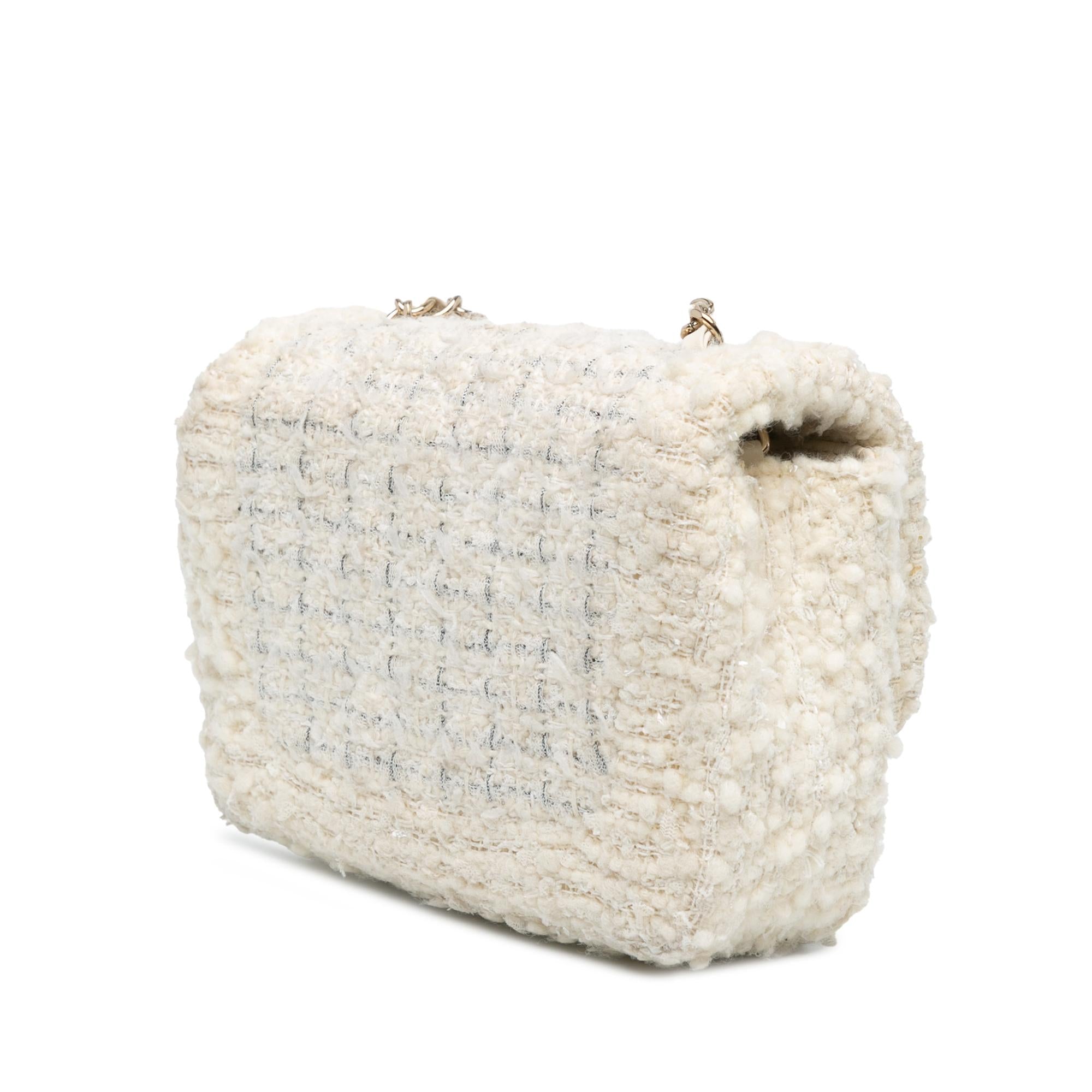 Chanel CC Mini Tweed Flap Crossbody (SHG-gTRs6R)