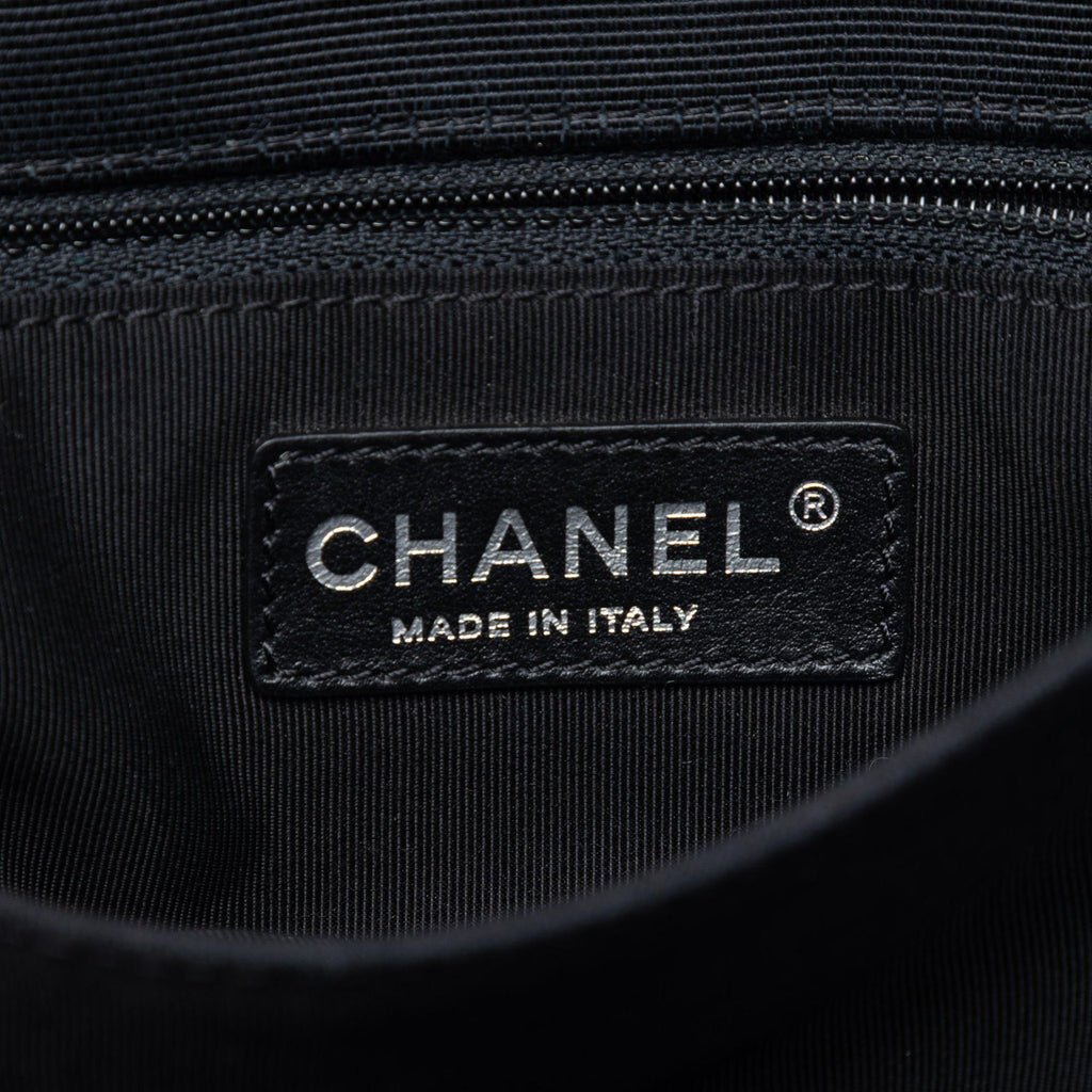 Chanel CC Multicolor Quilted Tweed Accordion Houndstooth Flap