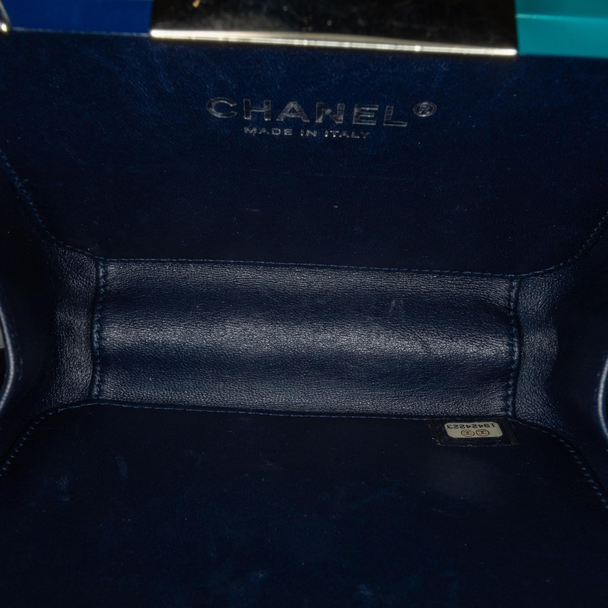 Chanel CC Ombre Acrylic Clutch on Chain