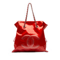 Chanel CC Patent Crystal Strass Embellished Bonbons Tote