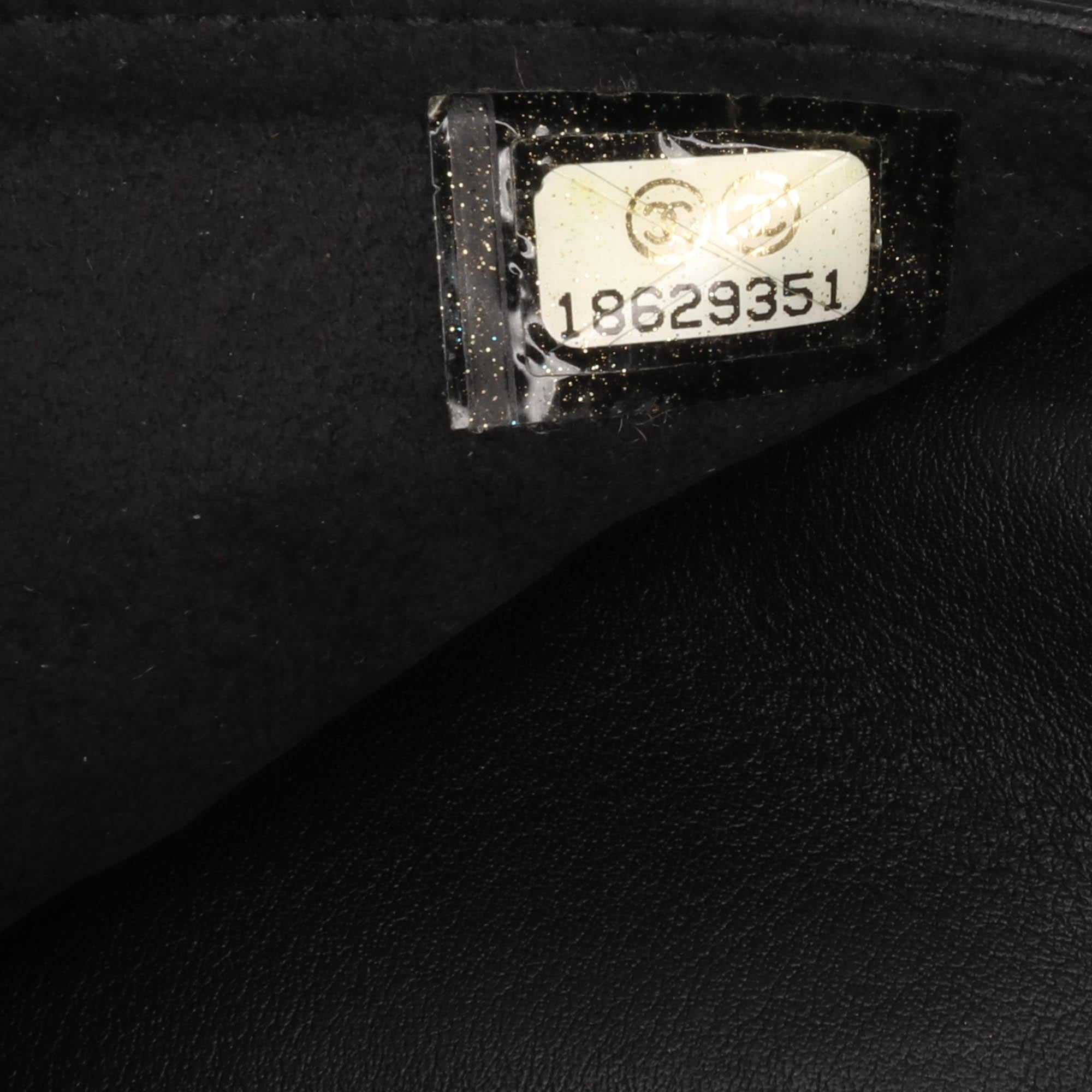 Chanel CC Patent Diamond Wallet On Chain