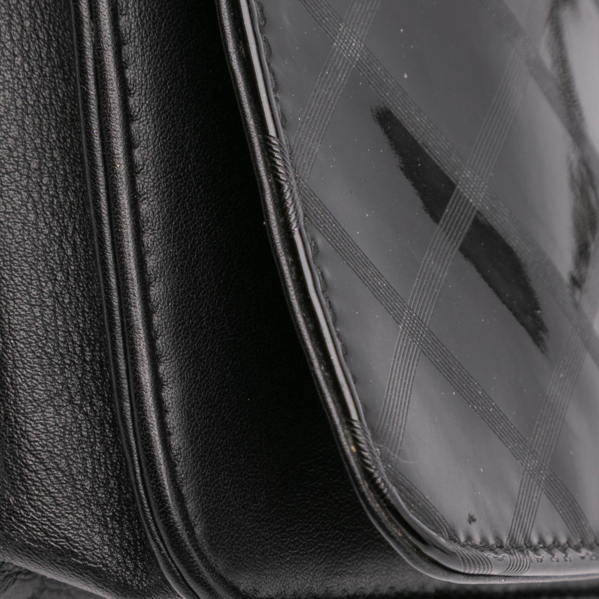 Chanel CC Patent Diamond Wallet On Chain