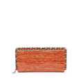Chanel CC Patent Striped Chain Around Clutch