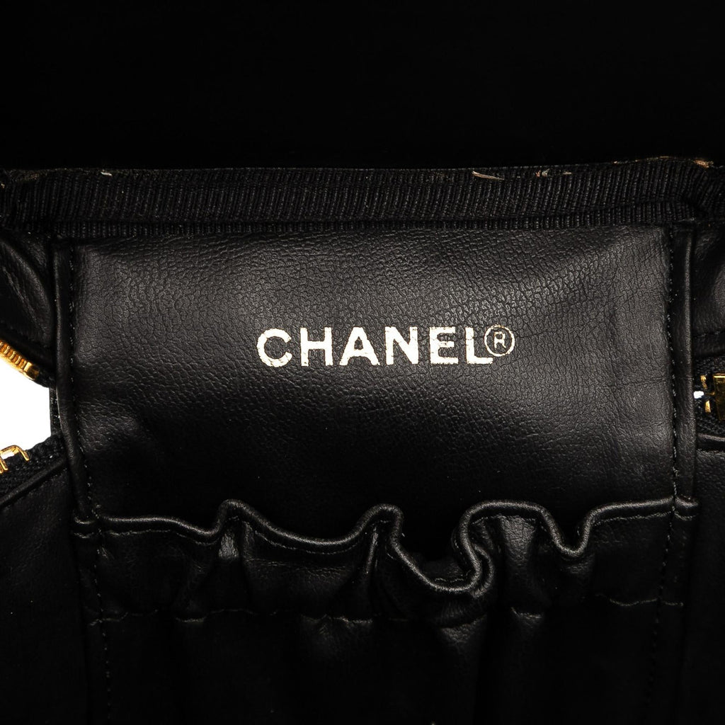 Chanel CC Patent Vanity Bag