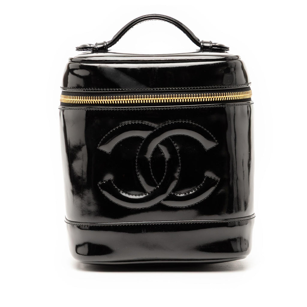 Chanel CC Patent Vanity Bag