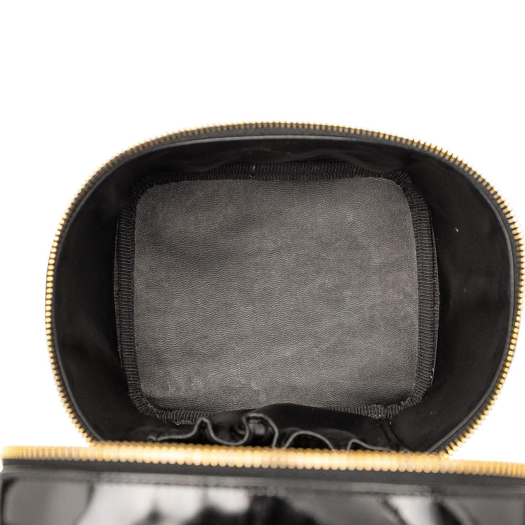 Chanel CC Patent Vanity Bag