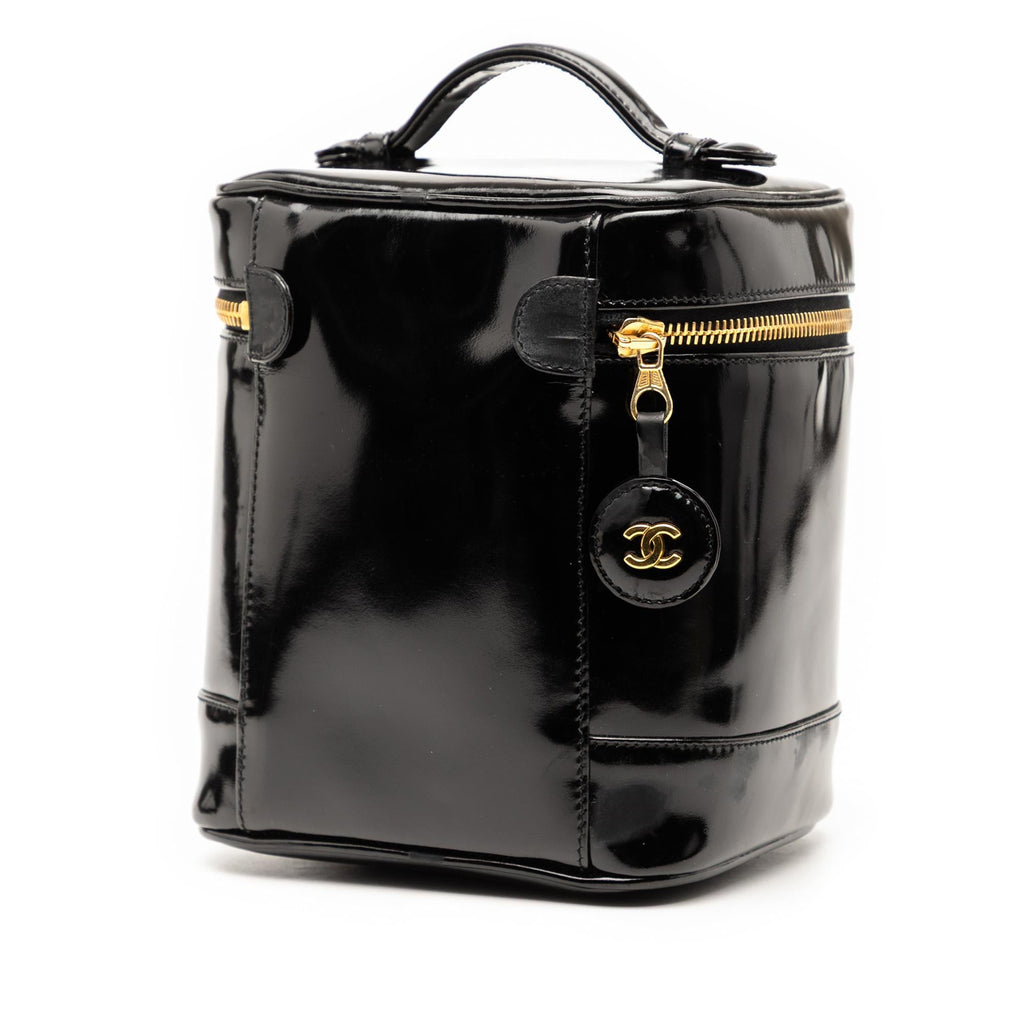 Chanel CC Patent Vanity Bag