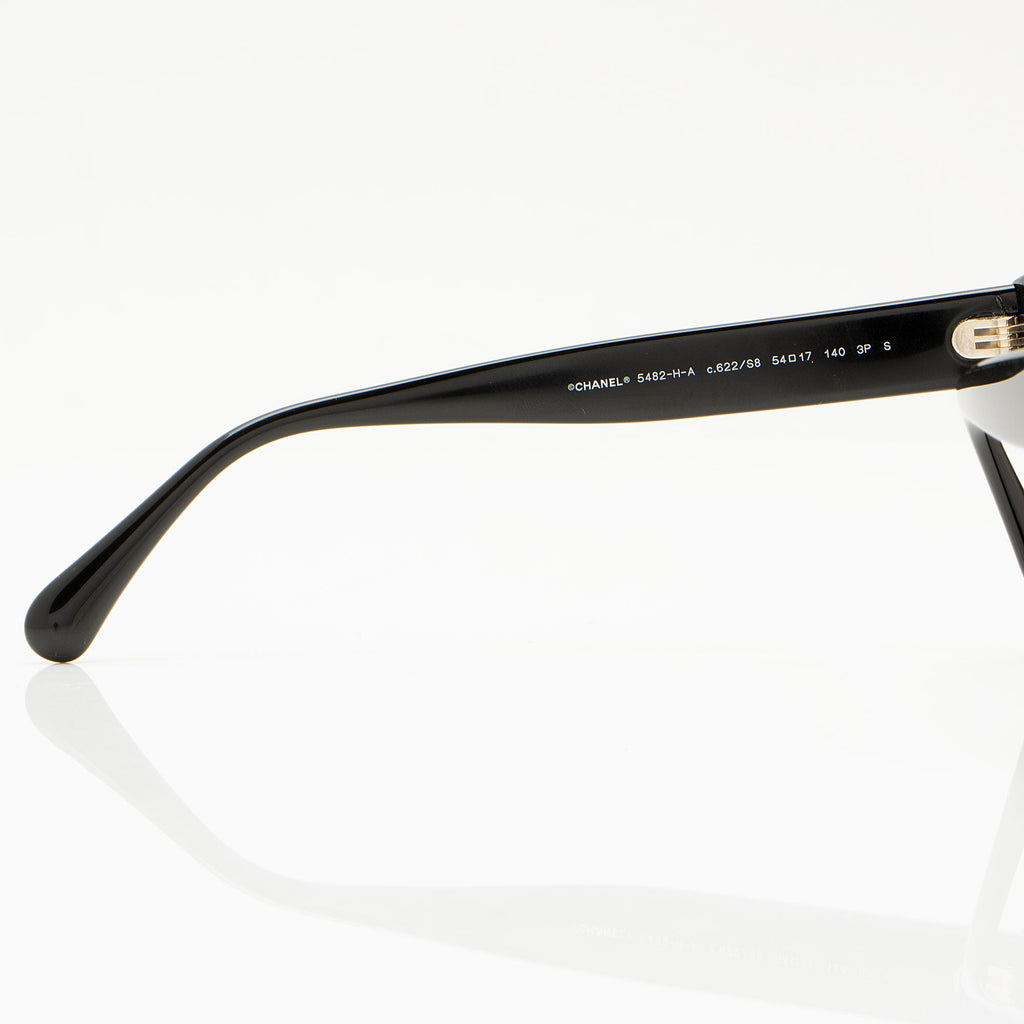 Chanel CC Pearl Wayfarer Sunglasses