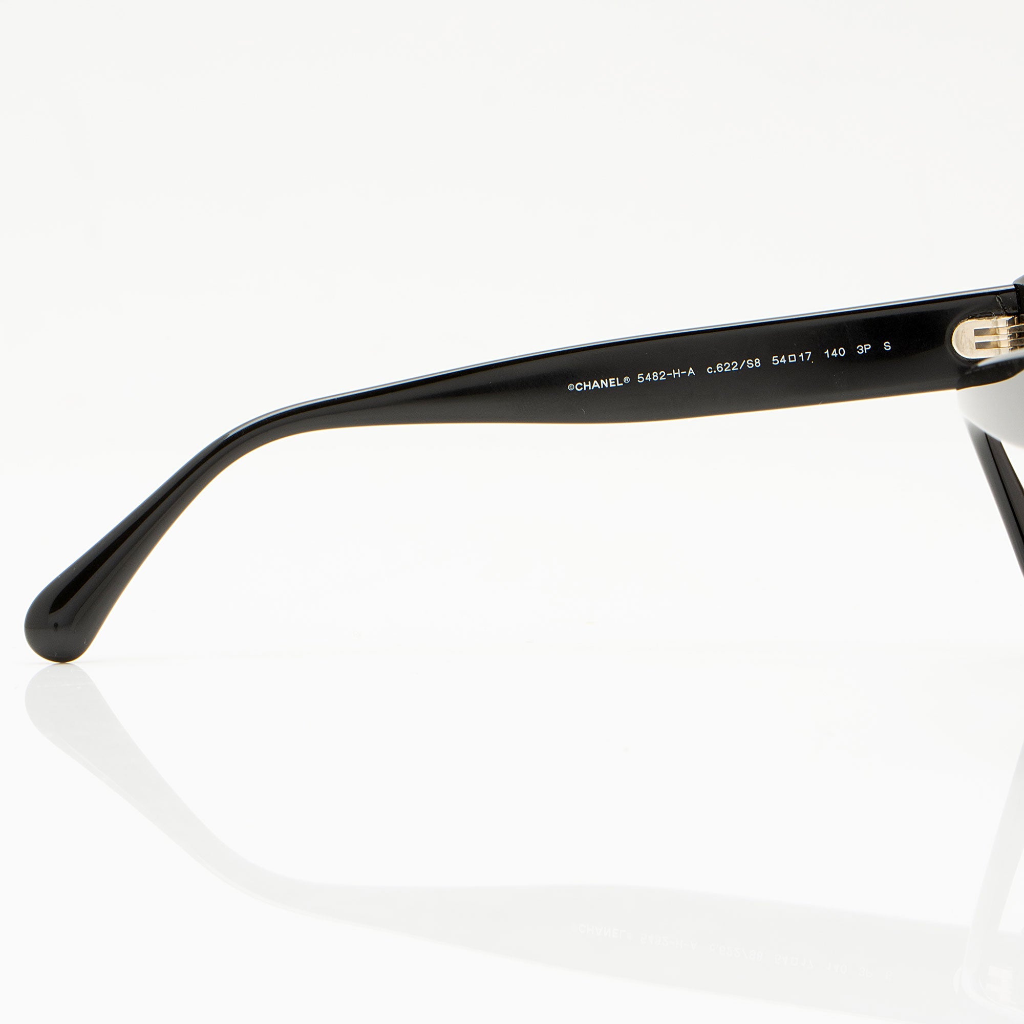Chanel CC Pearl Wayfarer Sunglasses