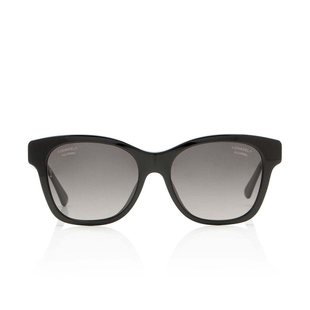 Chanel CC Pearl Wayfarer Sunglasses