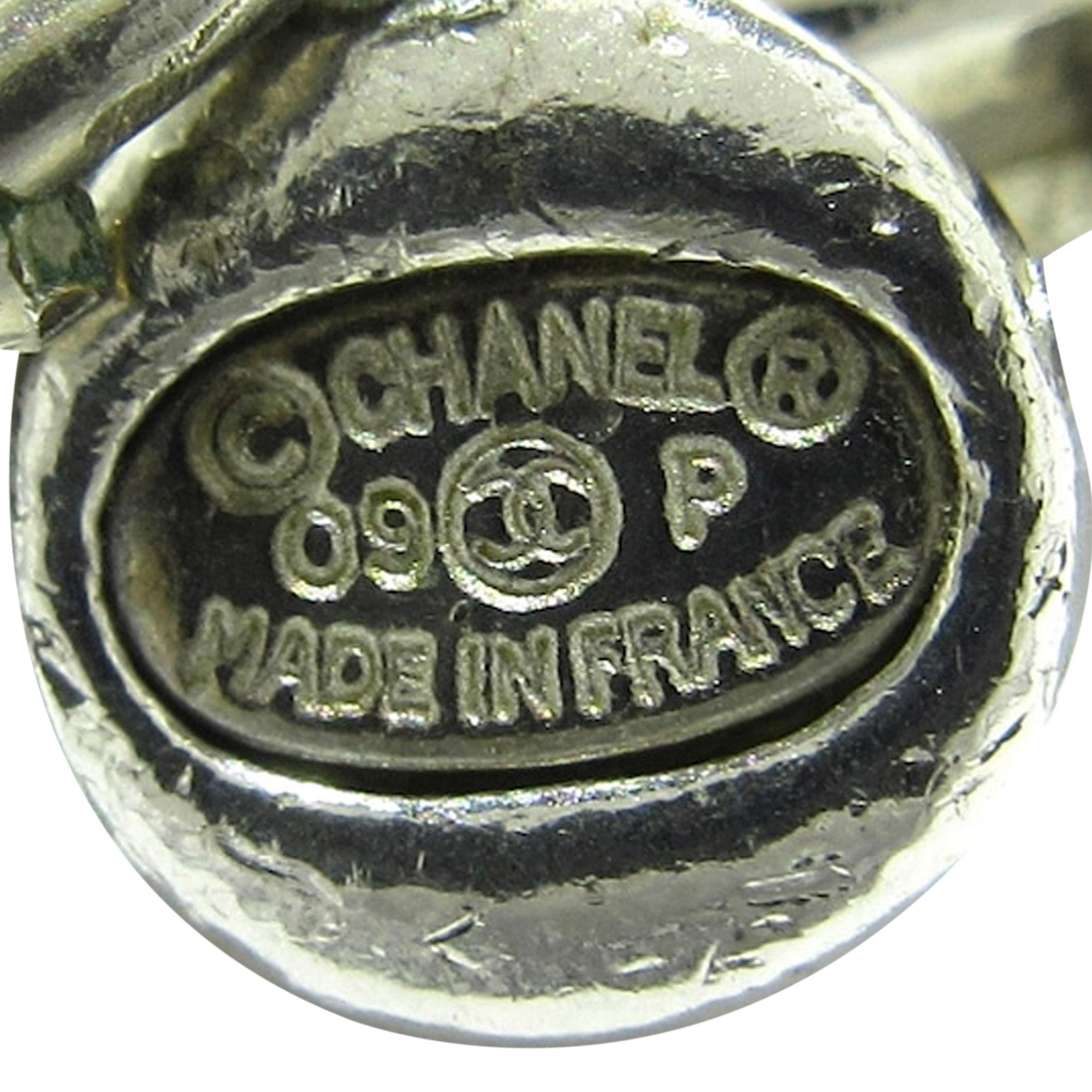 Chanel CC Pendant Dog-Tag Necklace (SHG-RYR3EU)