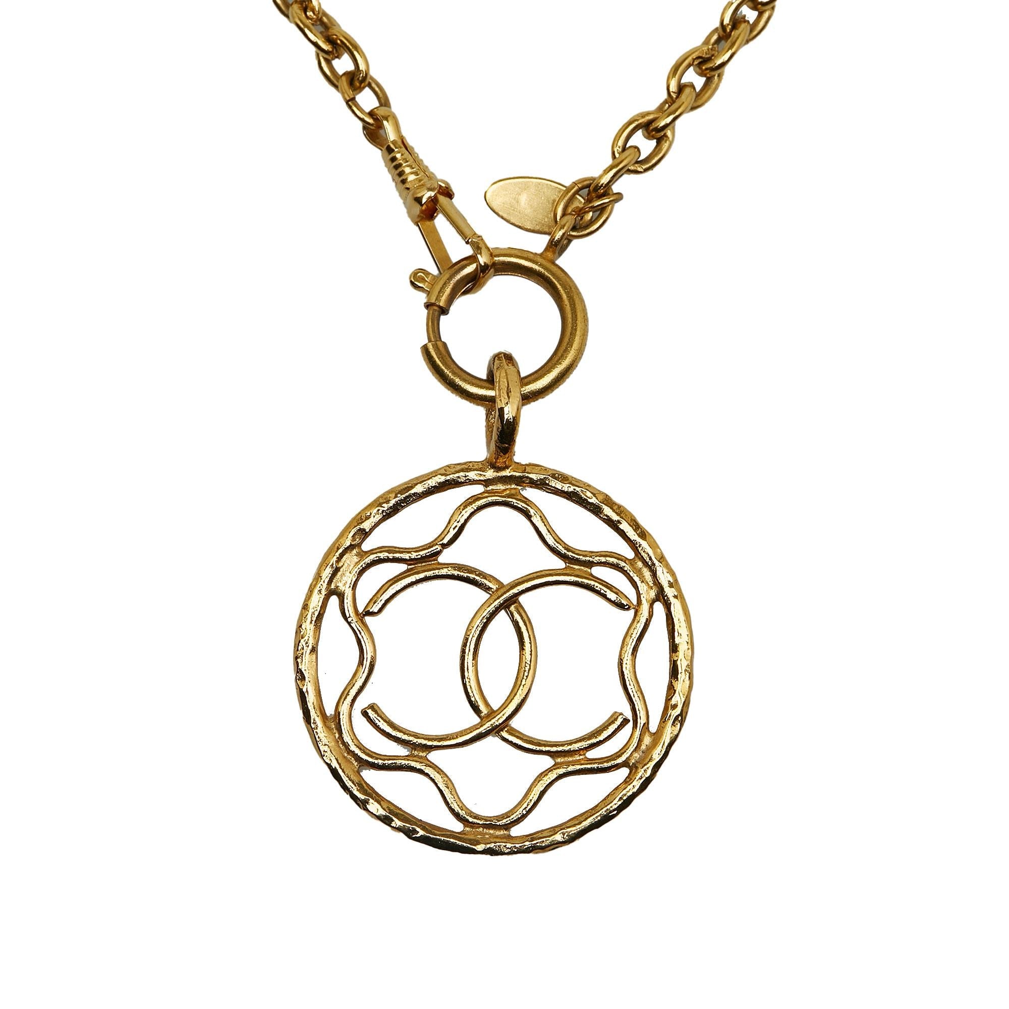 Chanel CC Pendant Necklace (SHG-SXayR9)