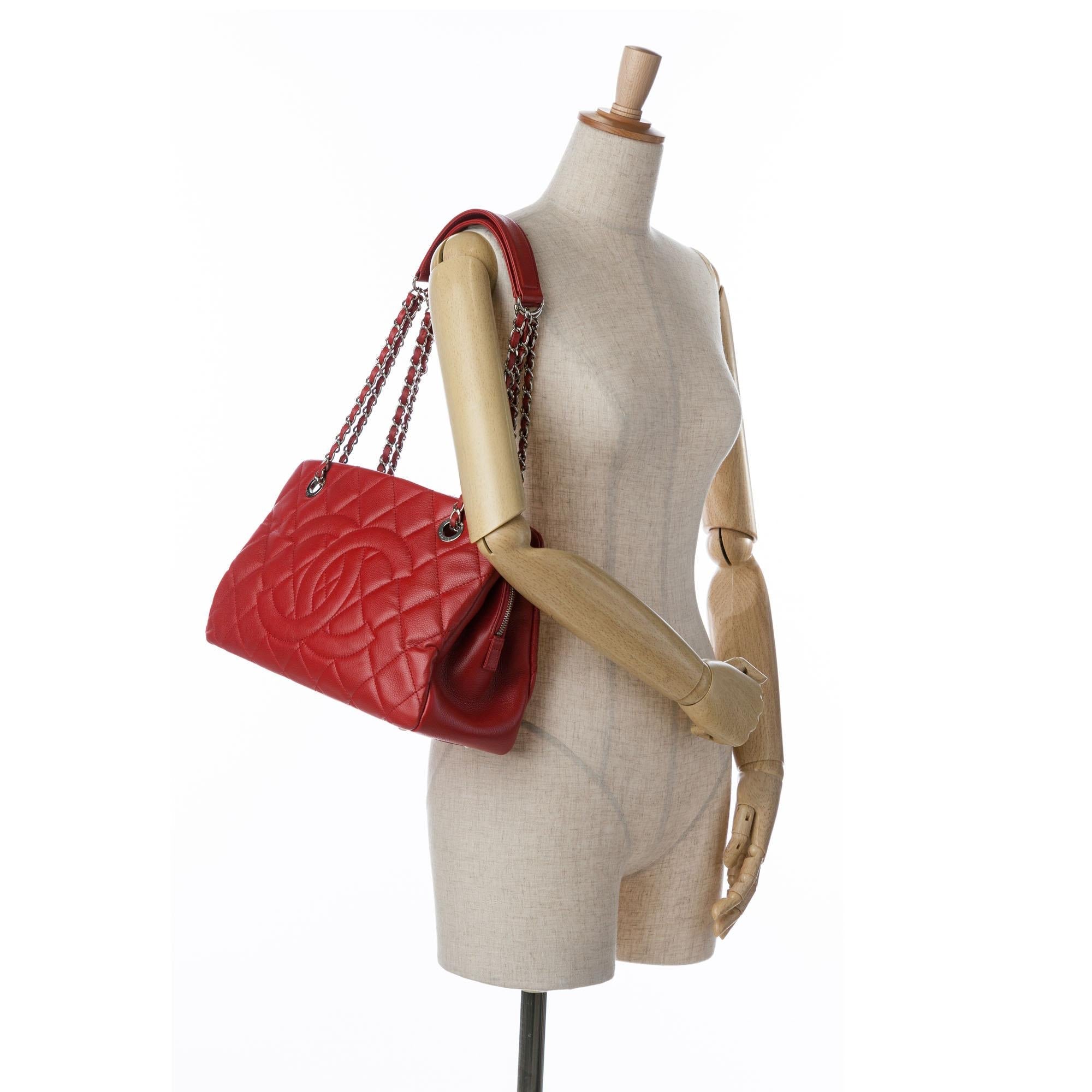 Chanel CC Petite Caviar Soft Tote (SHG-xcsuvH)