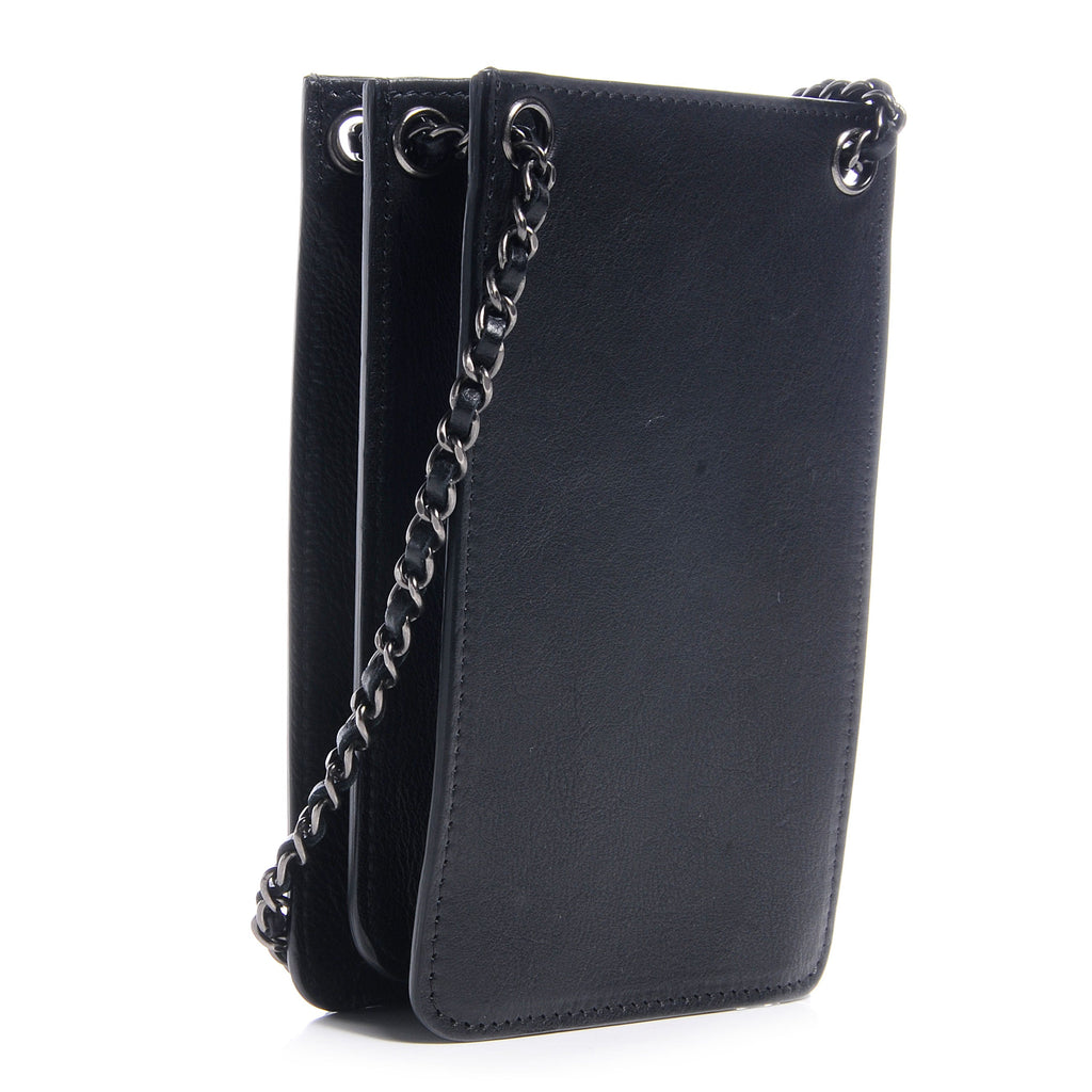 CHANEL CC CALFSKIN LEATHER CROSSBODY BAG