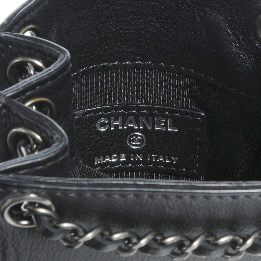 CHANEL CC CALFSKIN LEATHER CROSSBODY BAG