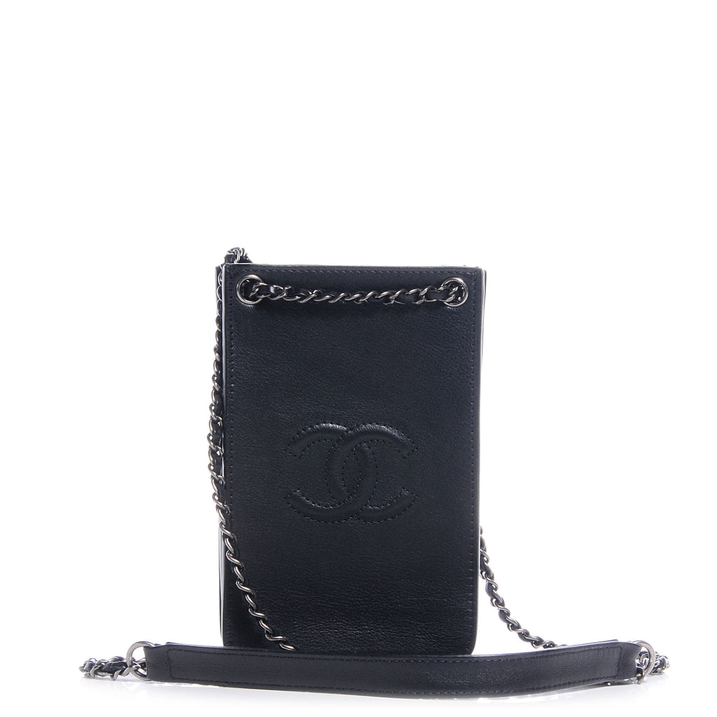 CHANEL CC CALFSKIN LEATHER CROSSBODY BAG