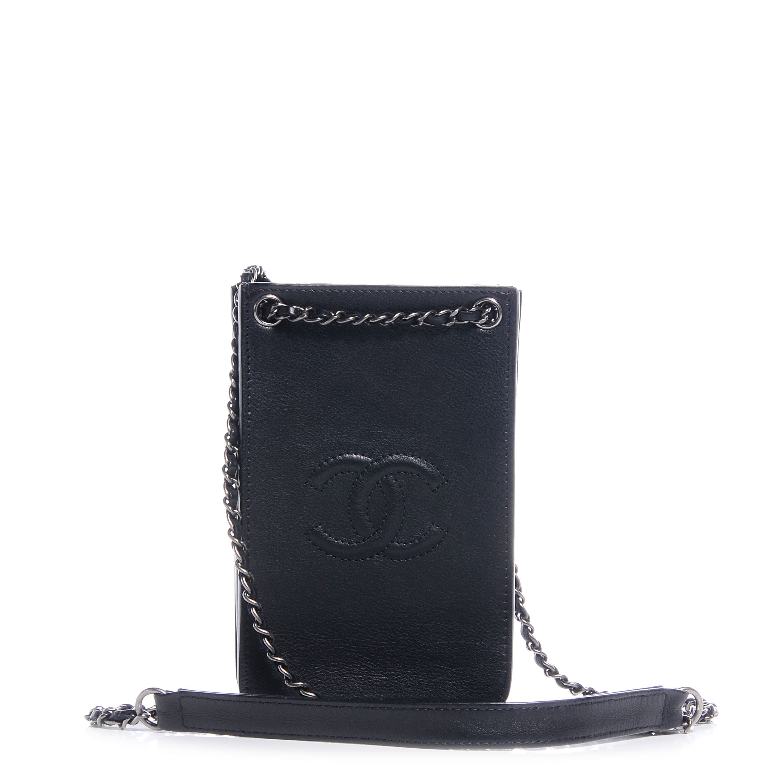 CHANEL CC CALFSKIN LEATHER CROSSBODY BAG