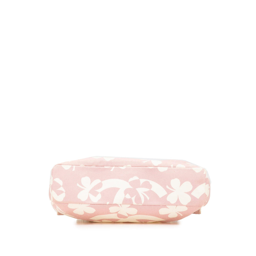 Chanel CC Printed Canvas Clover Shoulder Bag