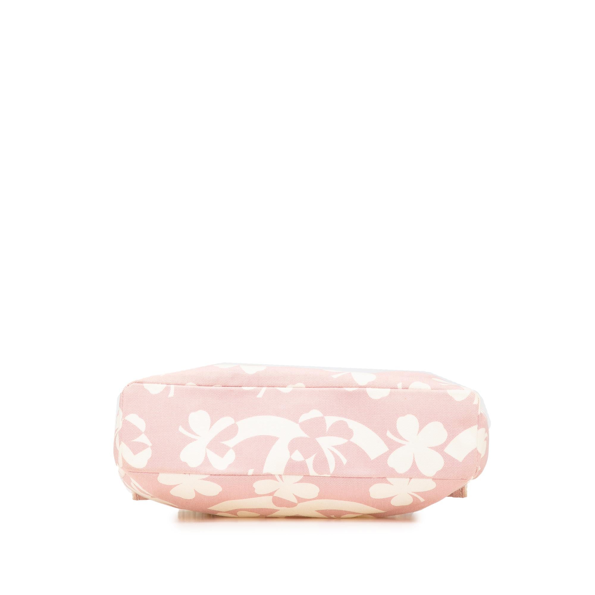 Chanel CC Printed Canvas Clover Shoulder Bag