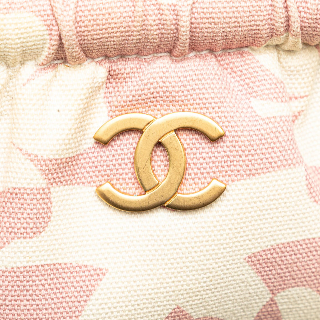 Chanel CC Printed Canvas Clover Shoulder Bag