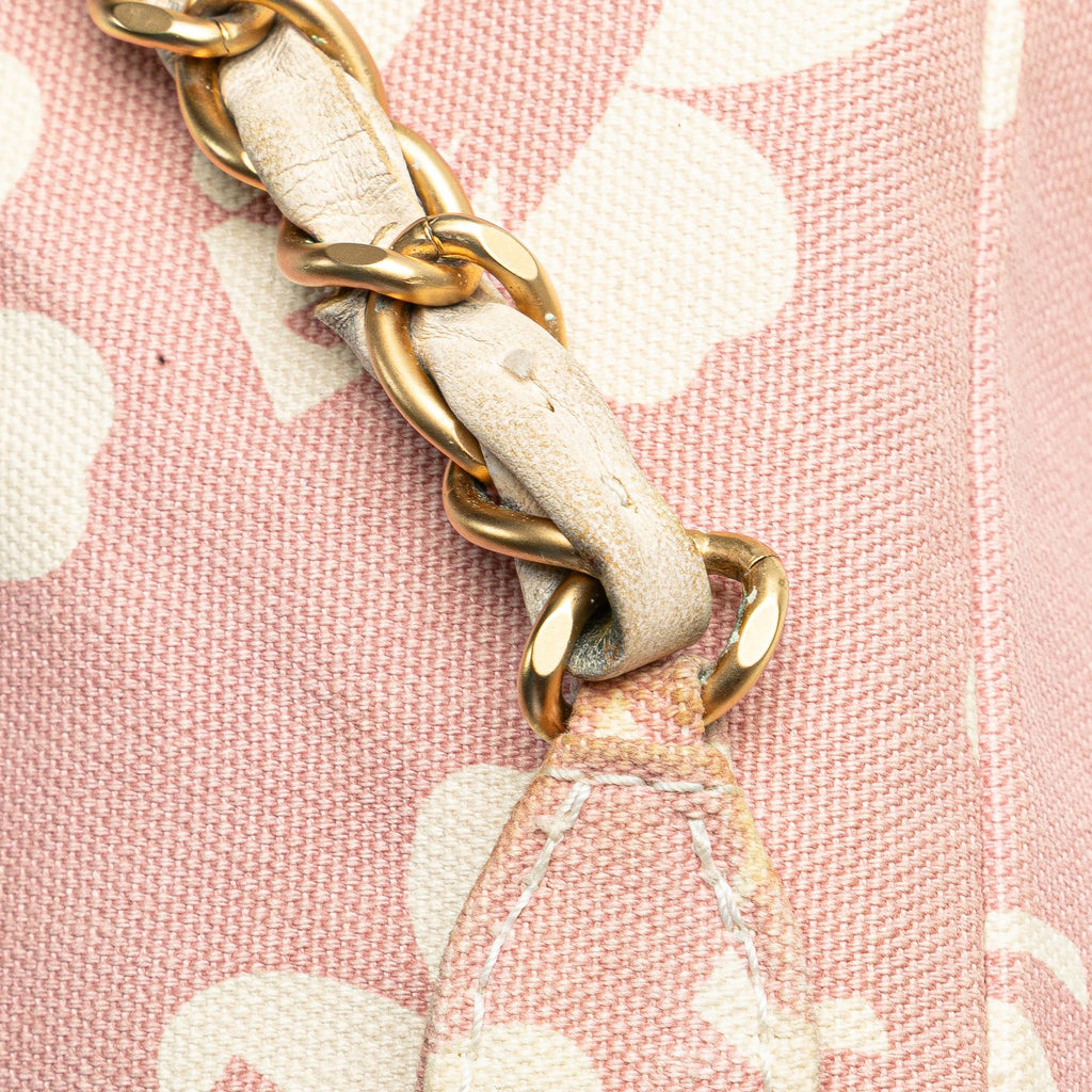 Chanel CC Printed Canvas Clover Shoulder Bag