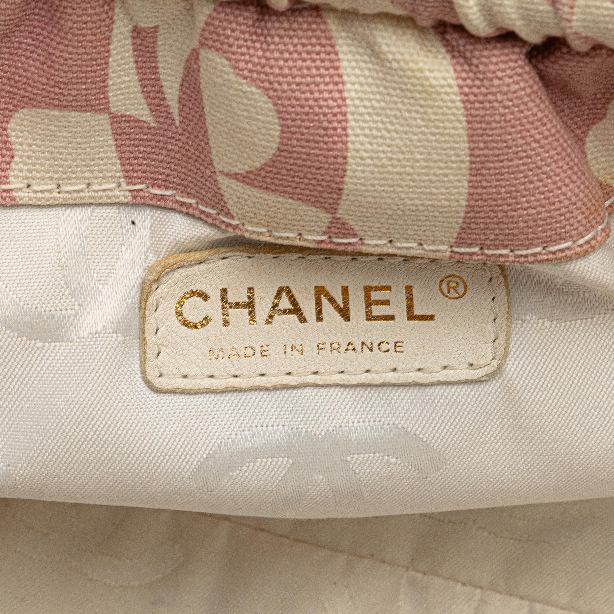 Chanel CC Printed Canvas Clover Shoulder Bag