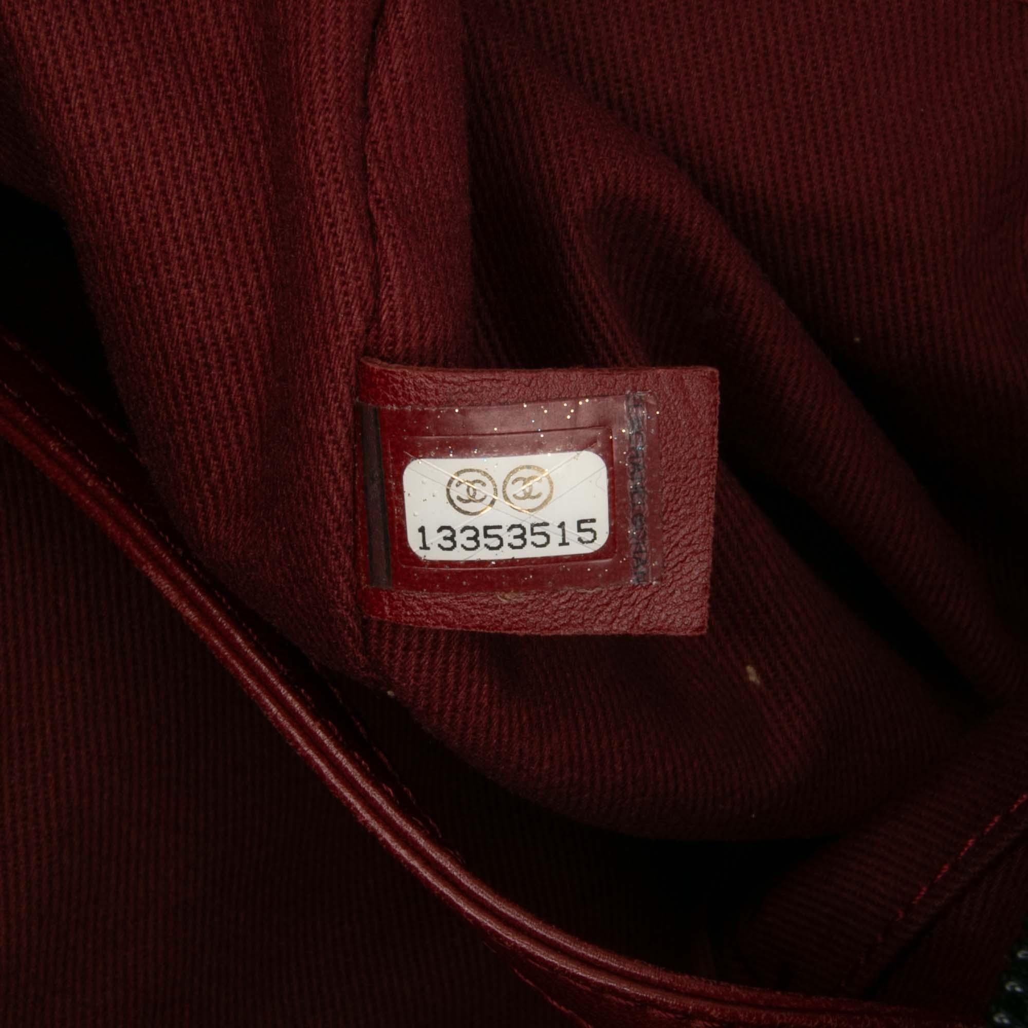 Chanel CC Quilted Aged Calfskin Coco Rider Bowling Bag