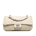 Chanel CC Quilted Aged Calfskin Flap