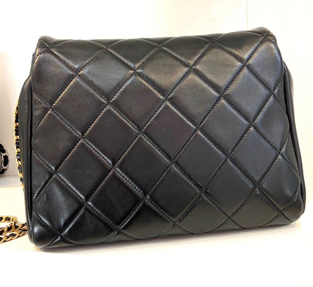 CHANEL QUILTED LAMBSKIN FLAP BAG