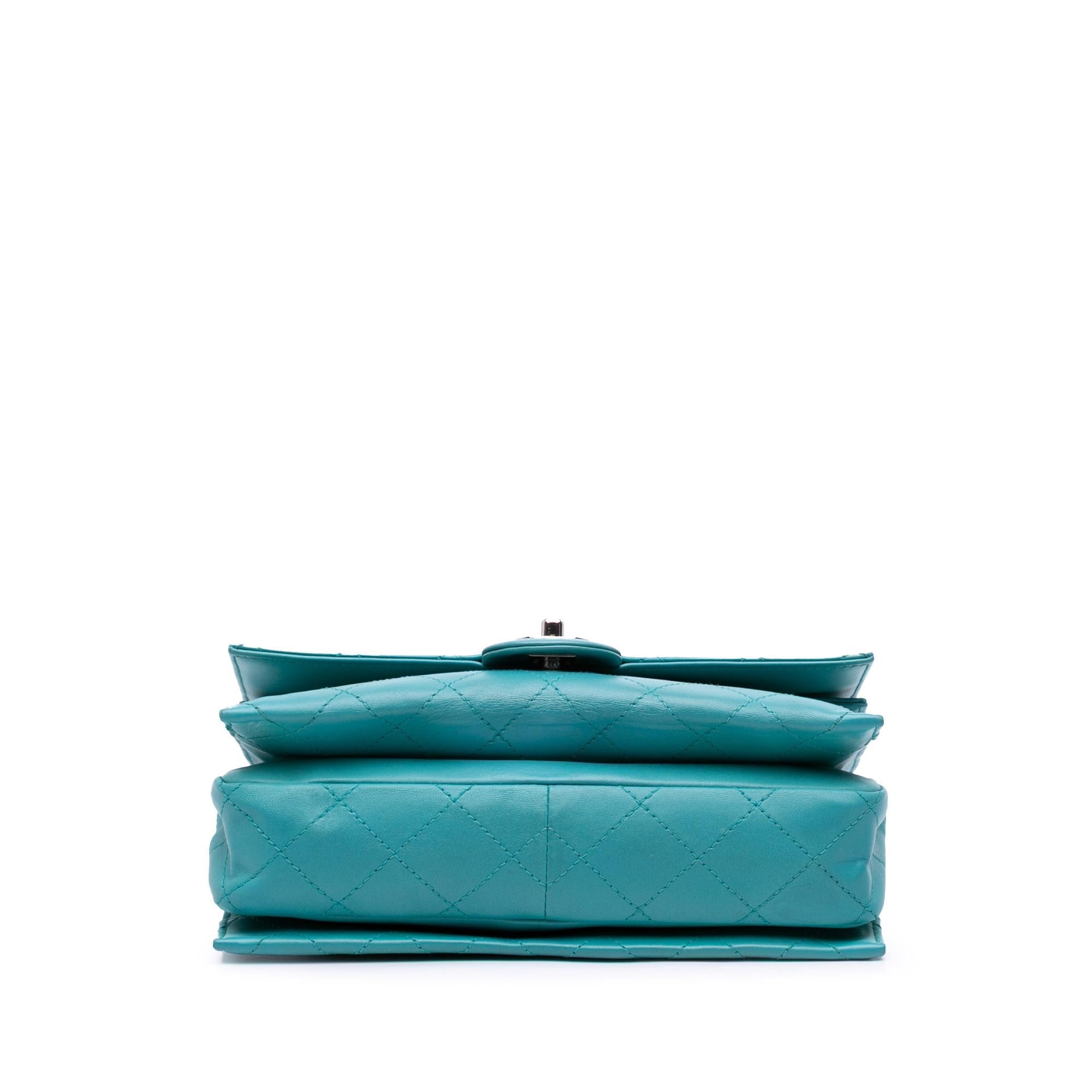 Chanel CC Quilted Calfskin Double Flap