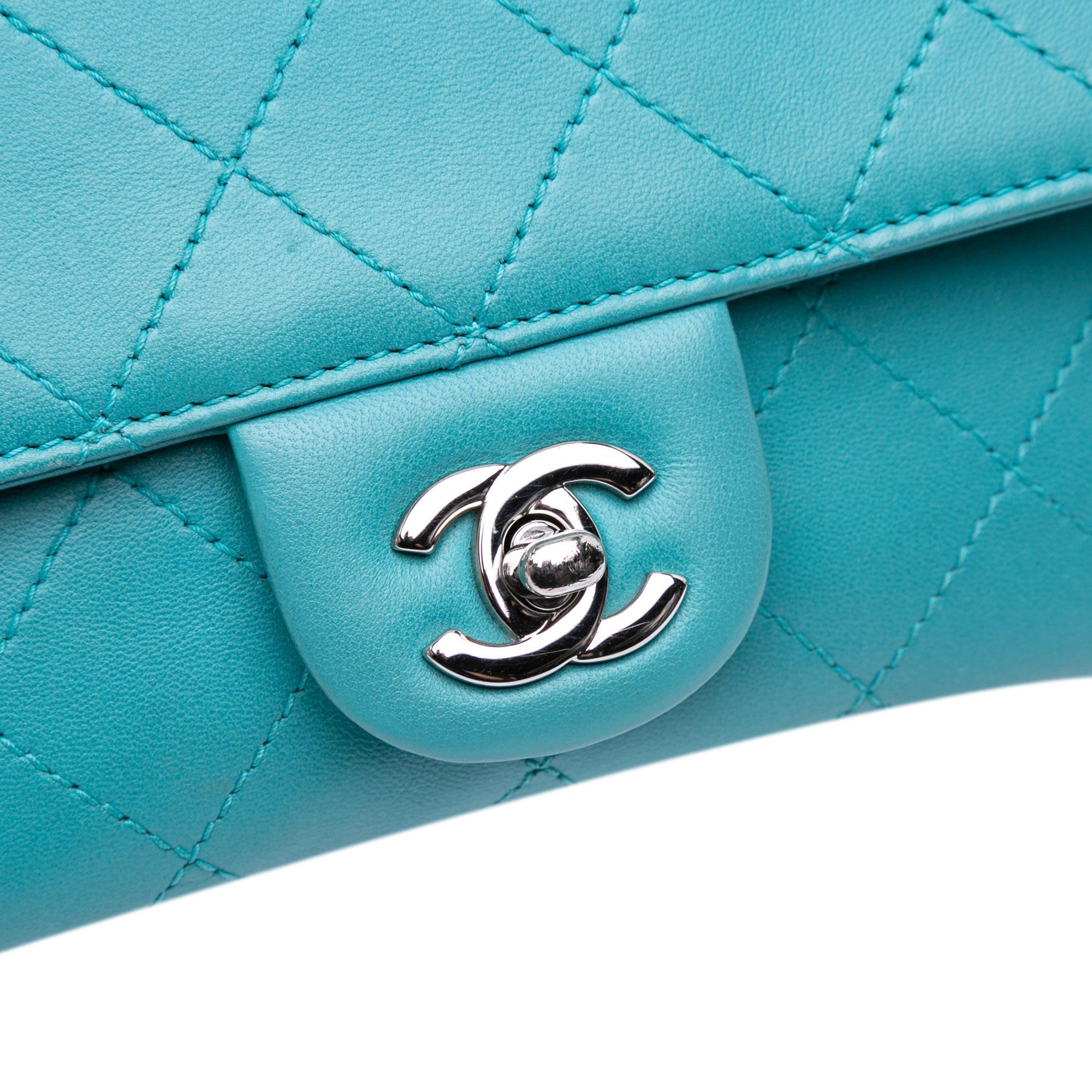Chanel CC Quilted Calfskin Double Flap