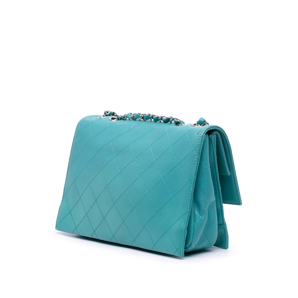 Chanel CC Quilted Calfskin Double Flap