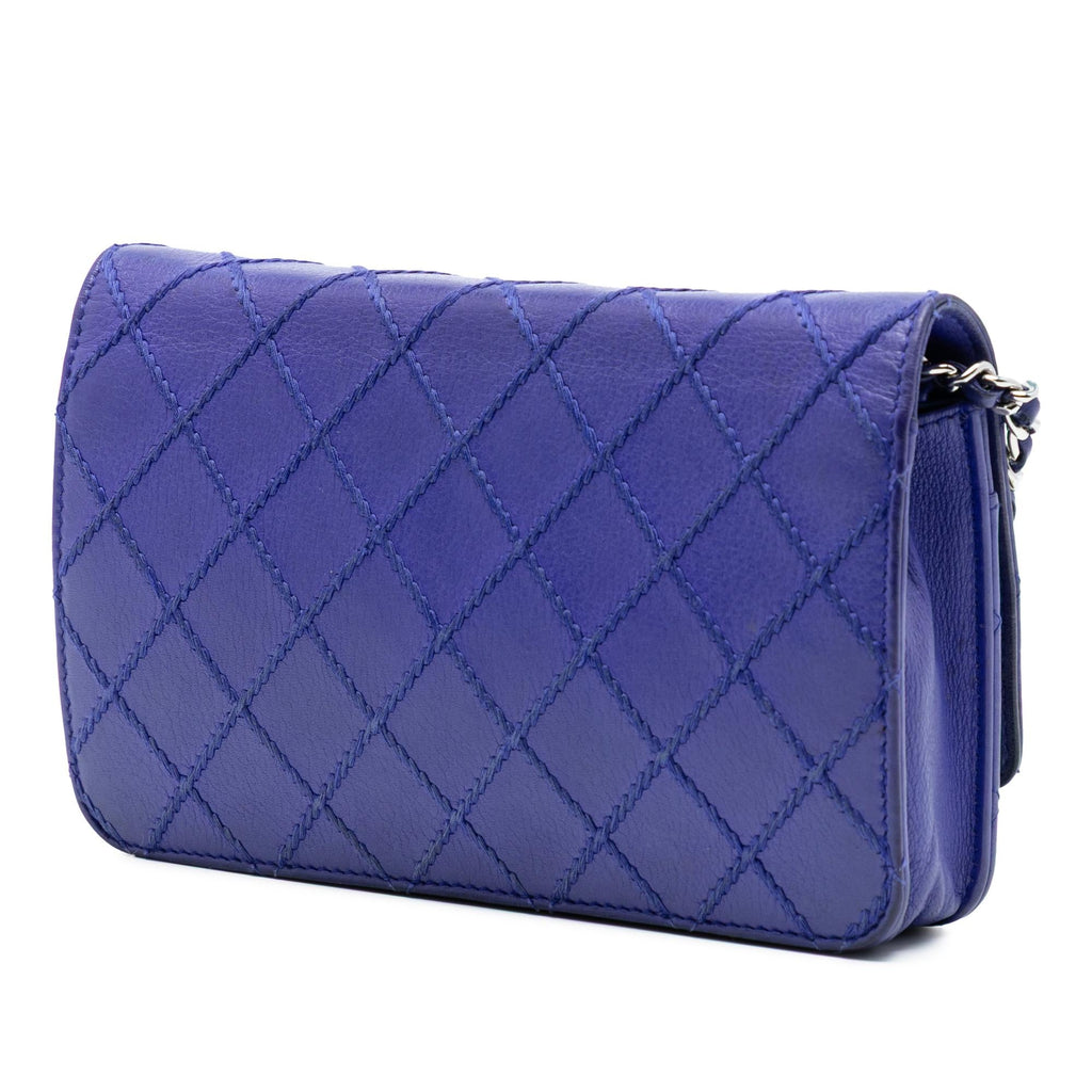 Chanel CC Quilted Calfskin Fancy Wallet On Chain