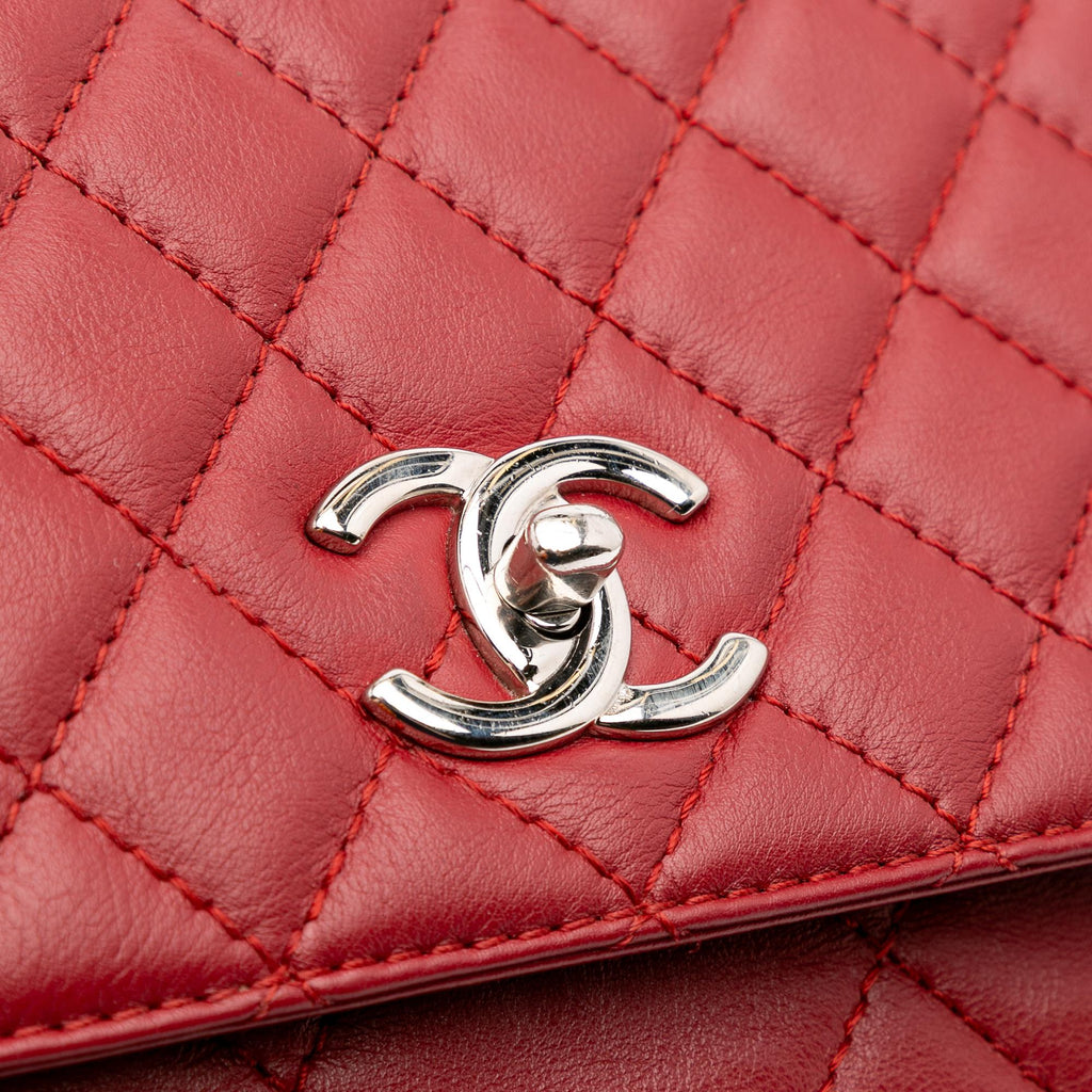 Chanel CC Quilted Calfskin In The Business Flap