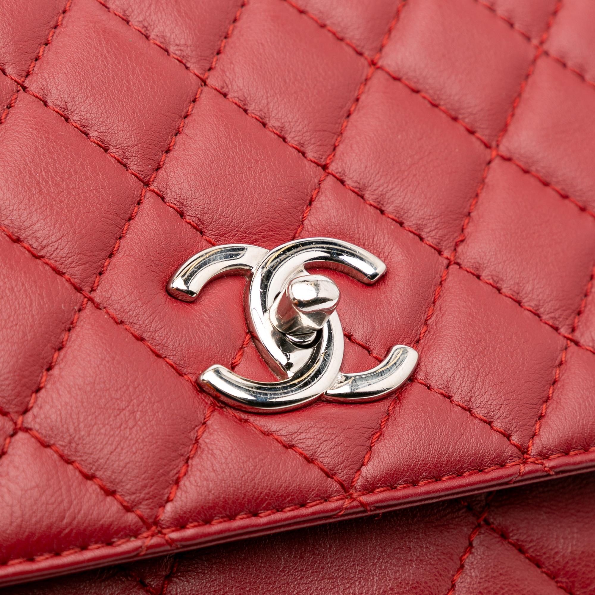 Chanel CC Quilted Calfskin In The Business Flap